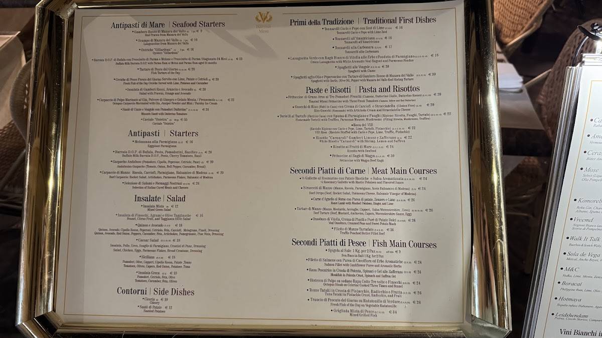 Menu de VIB