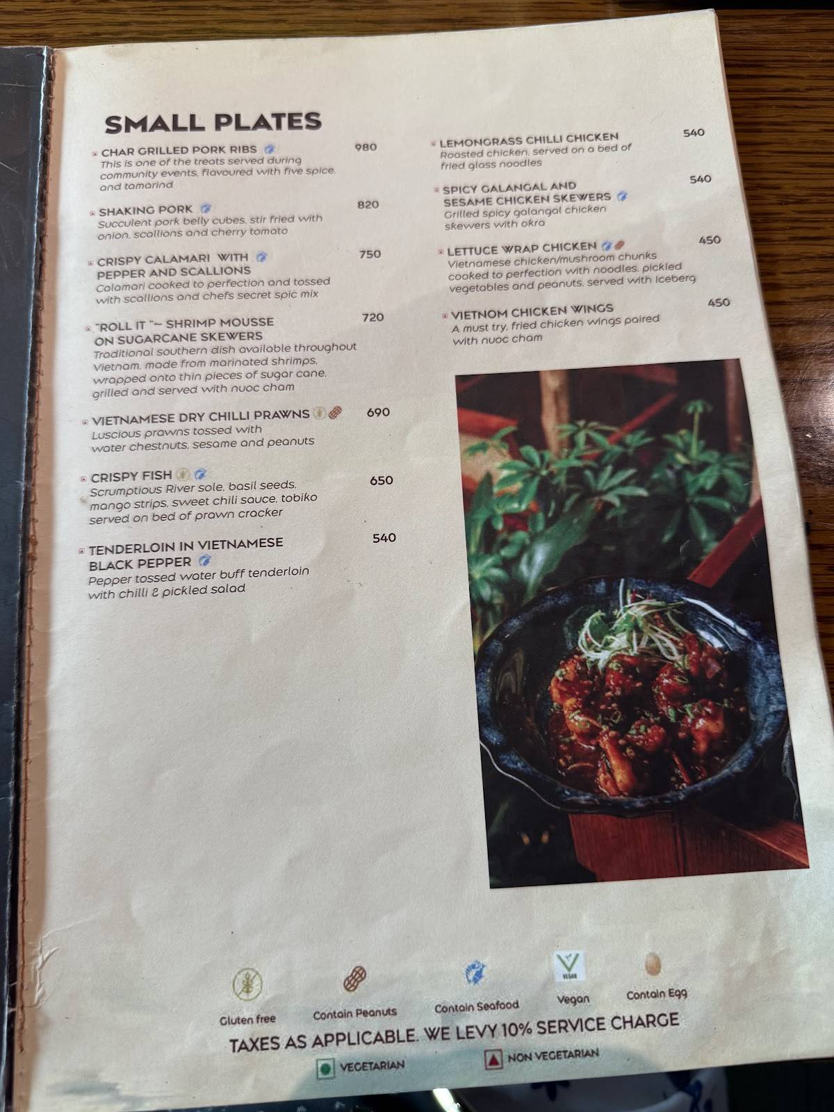VIET:NOM menu