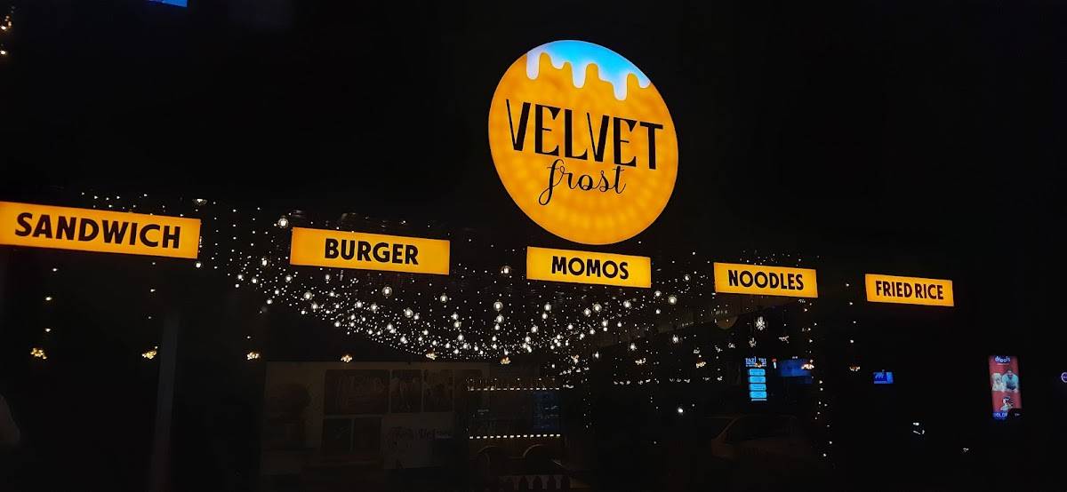 Velvet Frost menu
