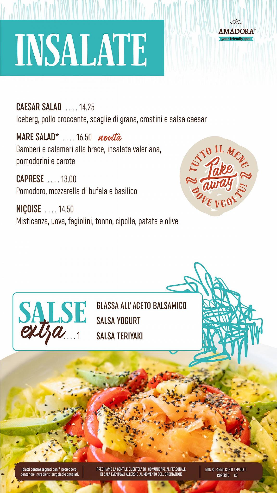 Menu di Amadora Ventimiglia