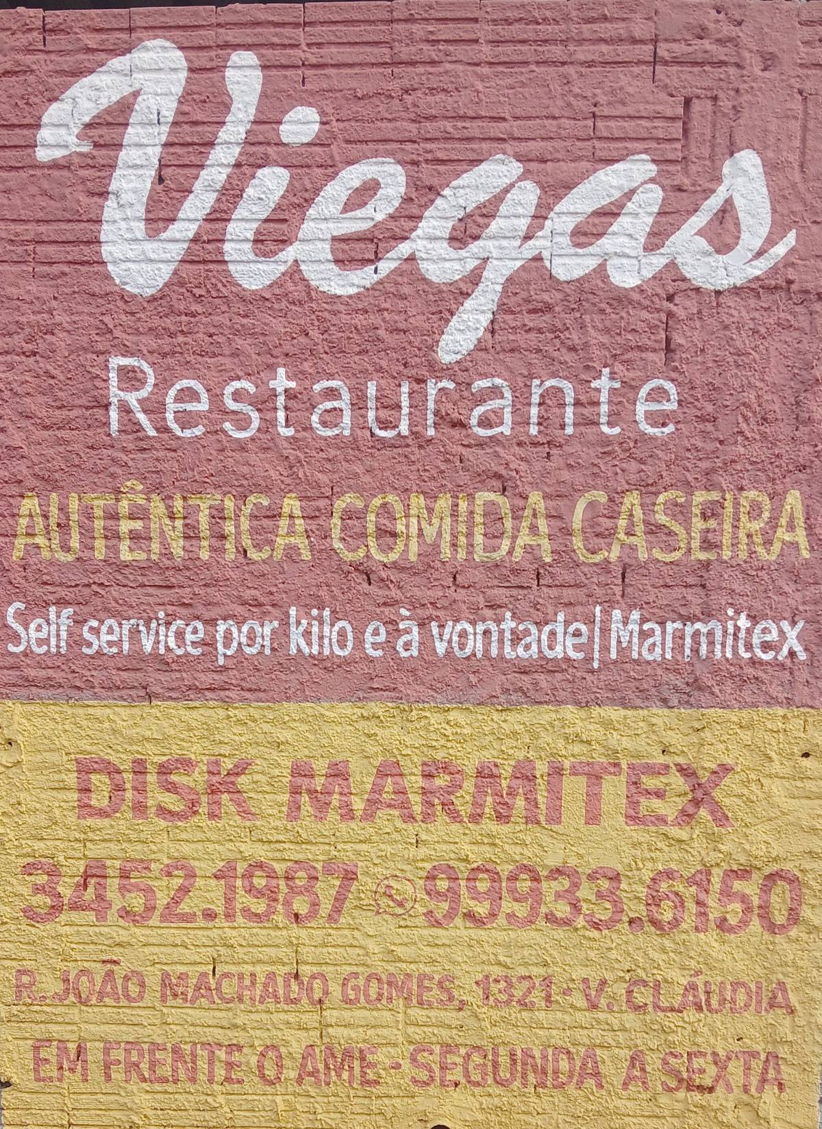 Viegas Restaurante cardápio