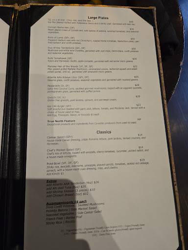 Menu de Vin Room Mission