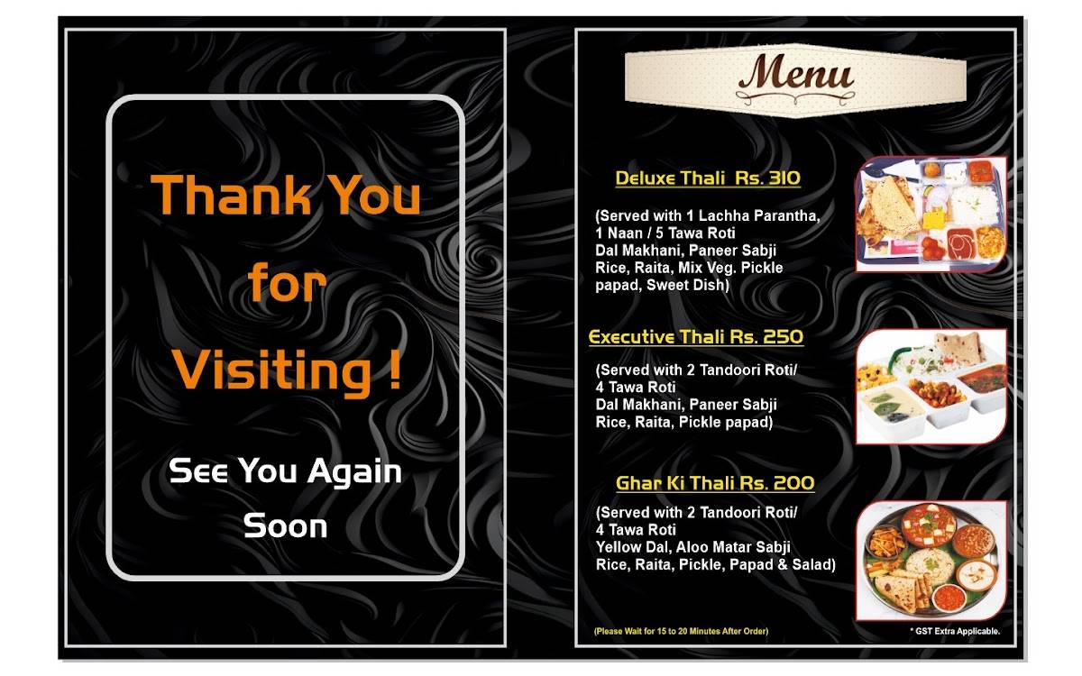 Vinayaka Restaurant( Rooftop & Lounge) menu