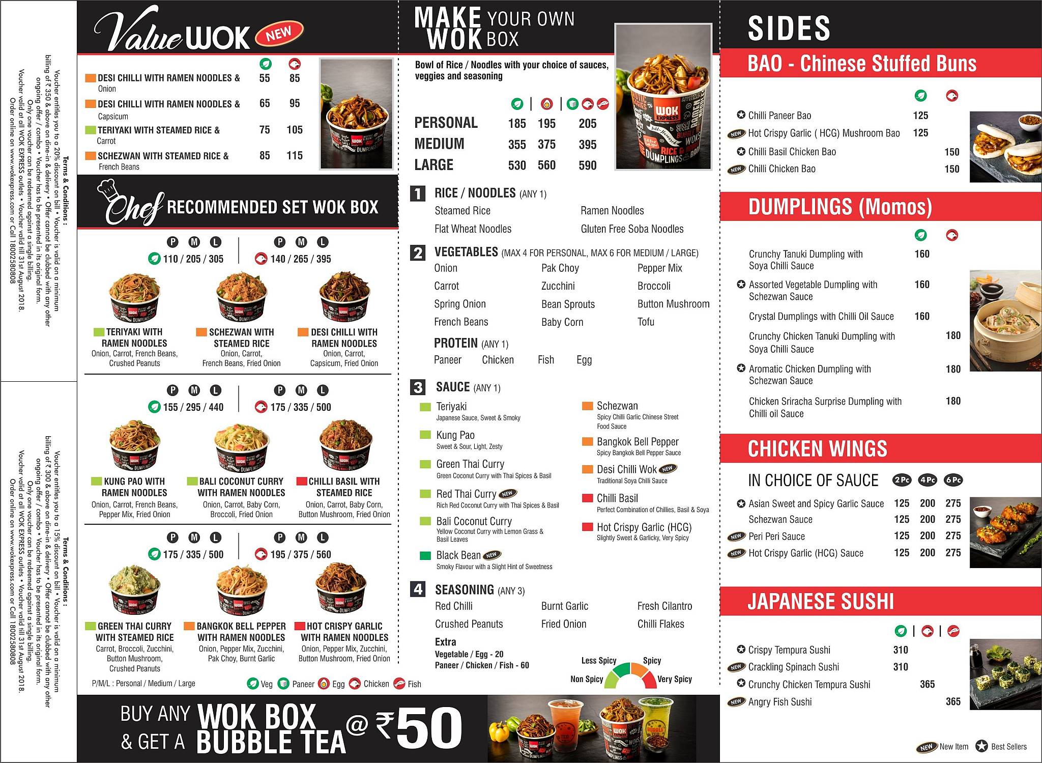 Wok Express (Chinese Wok) - Infiniti Mall, Andheri menu