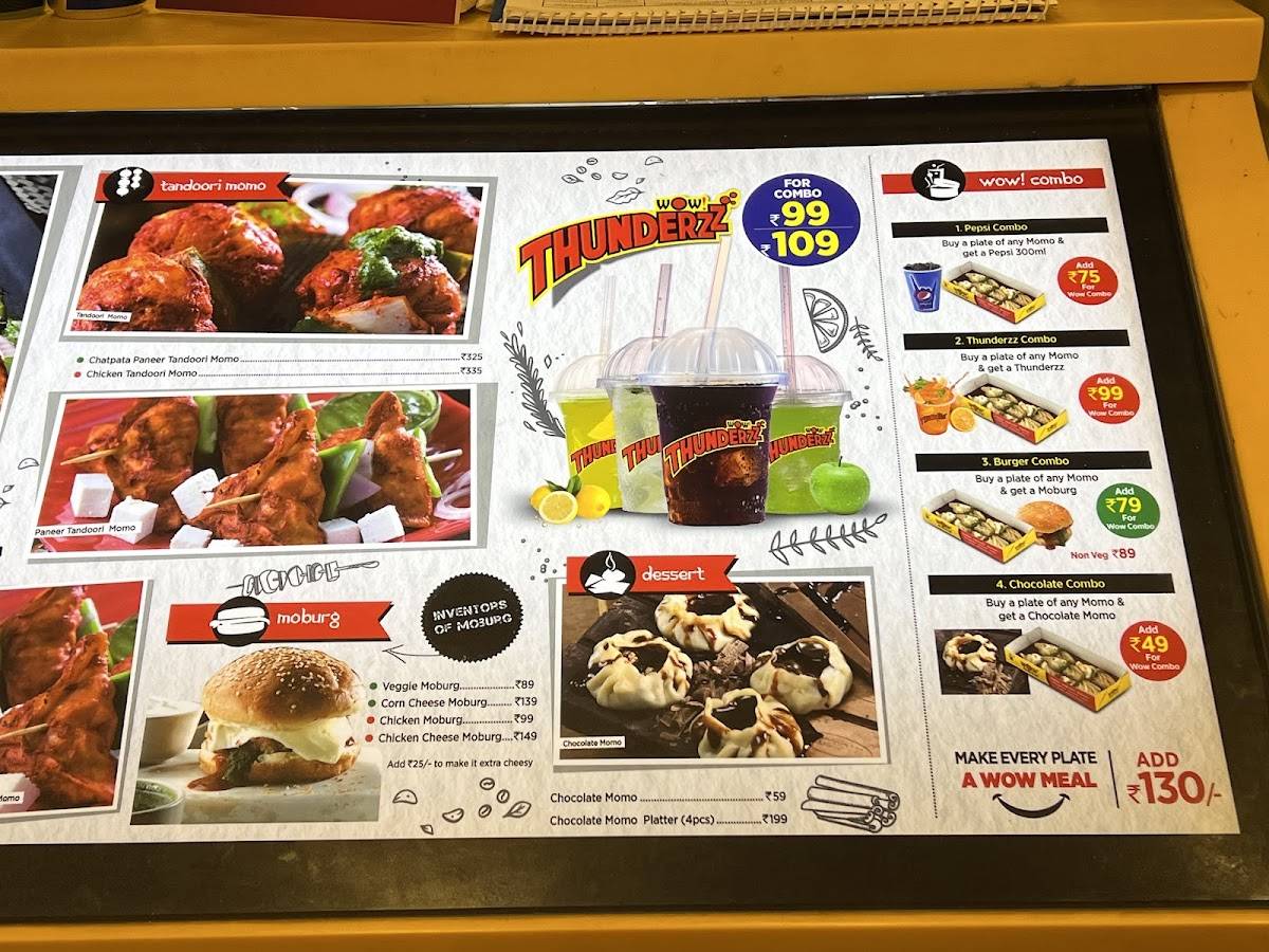 Wow! Momo menu
