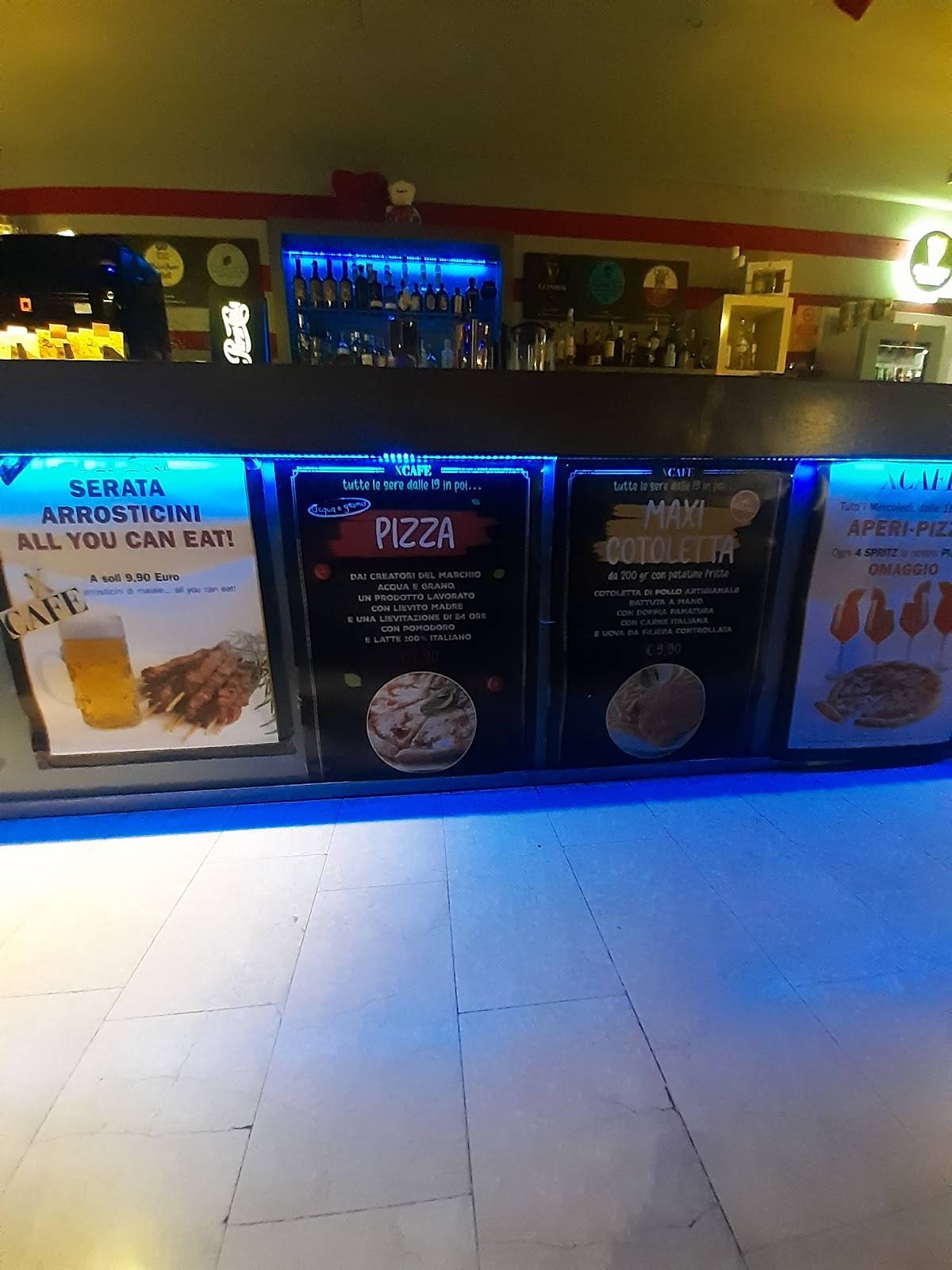 Menu di X Cafe & Food Cocktail e Cucina 