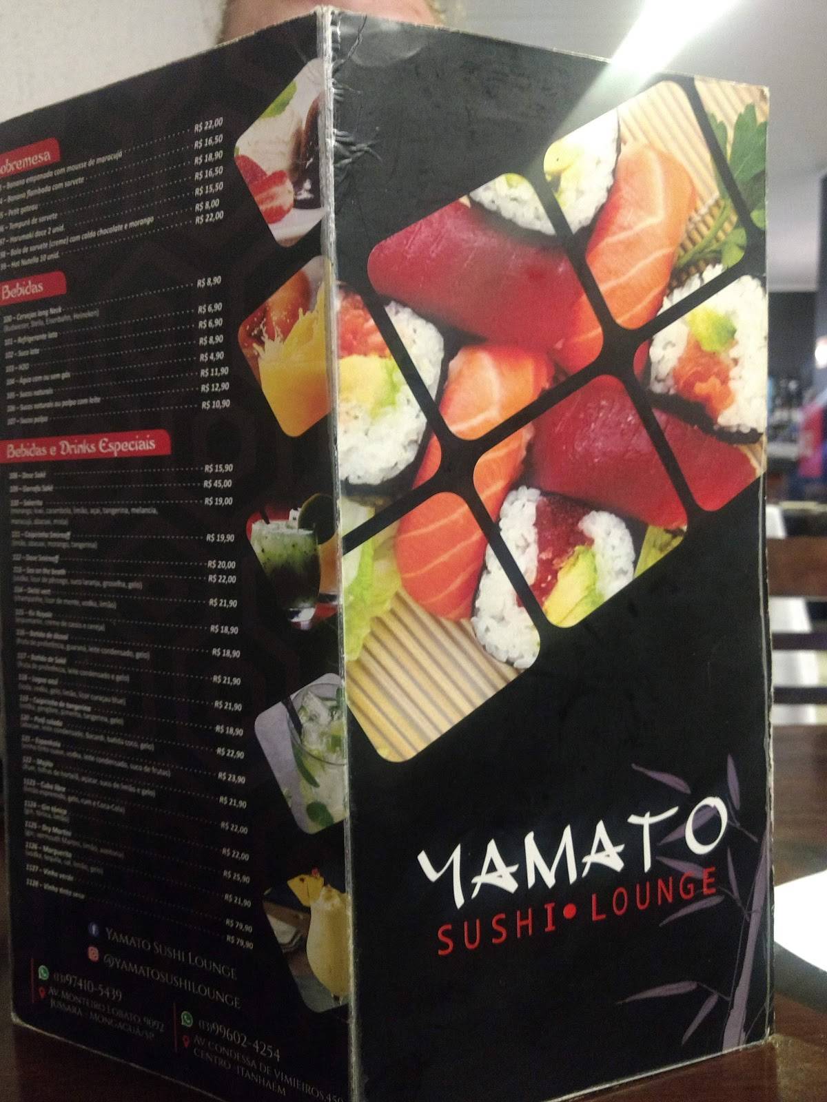 Menu em Yamato Sushi Lounge Itanhaém restaurante Itanhaém