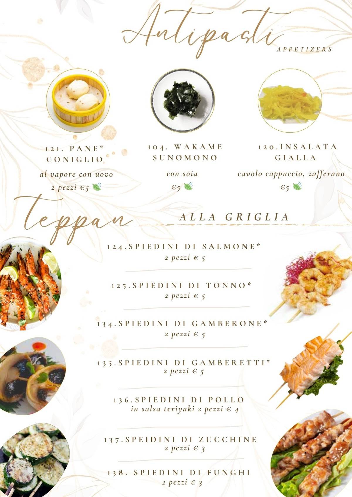 Menu di Yoshi 