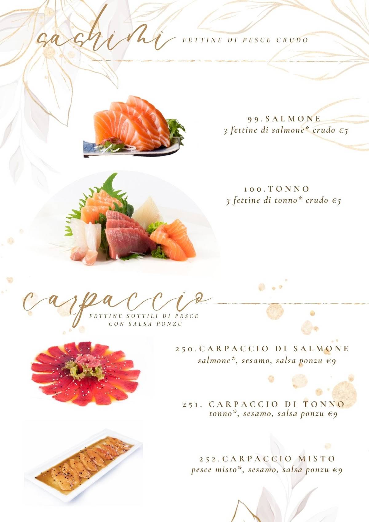 Menu di Yoshi 