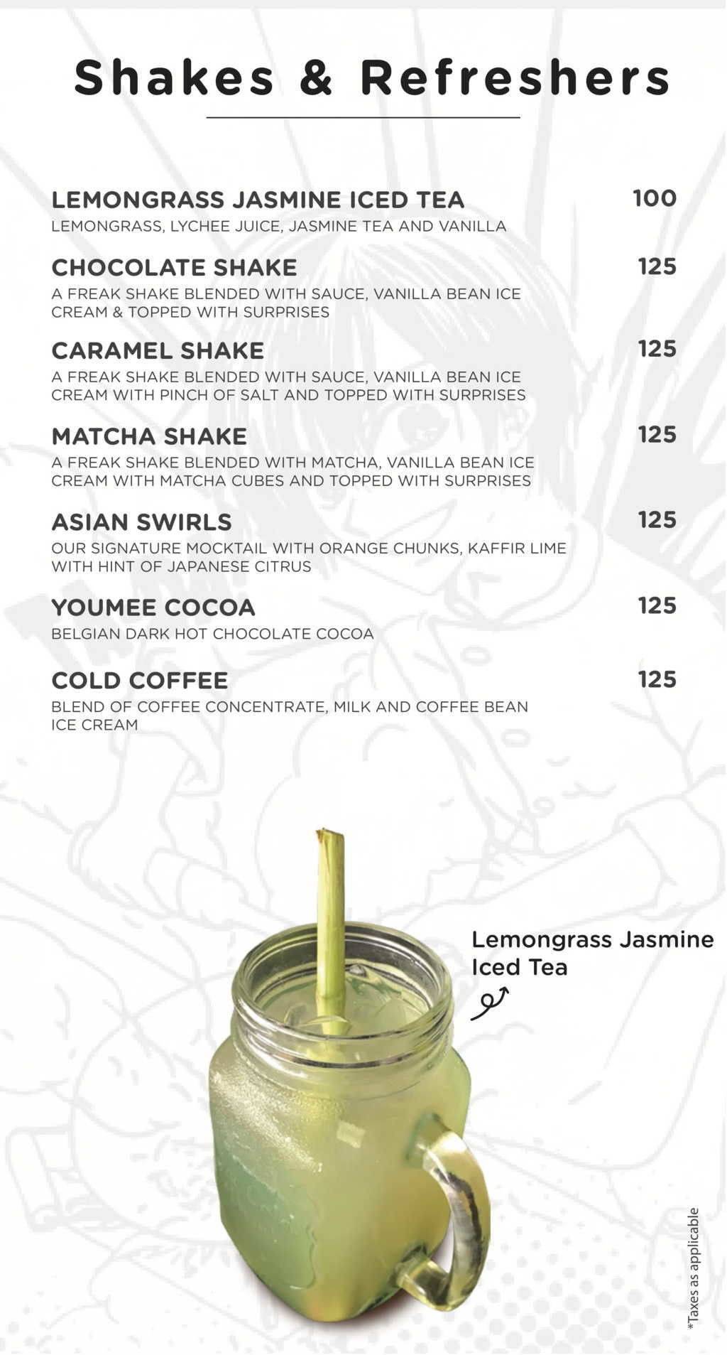 YouMee Greater Kailash 2 (GK2) menu