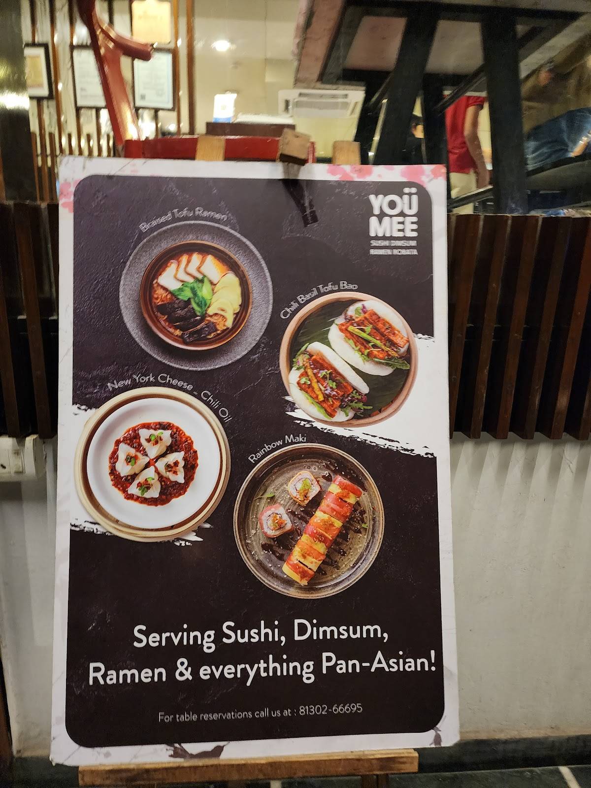 YouMee Greater Kailash 2 (GK2) menu