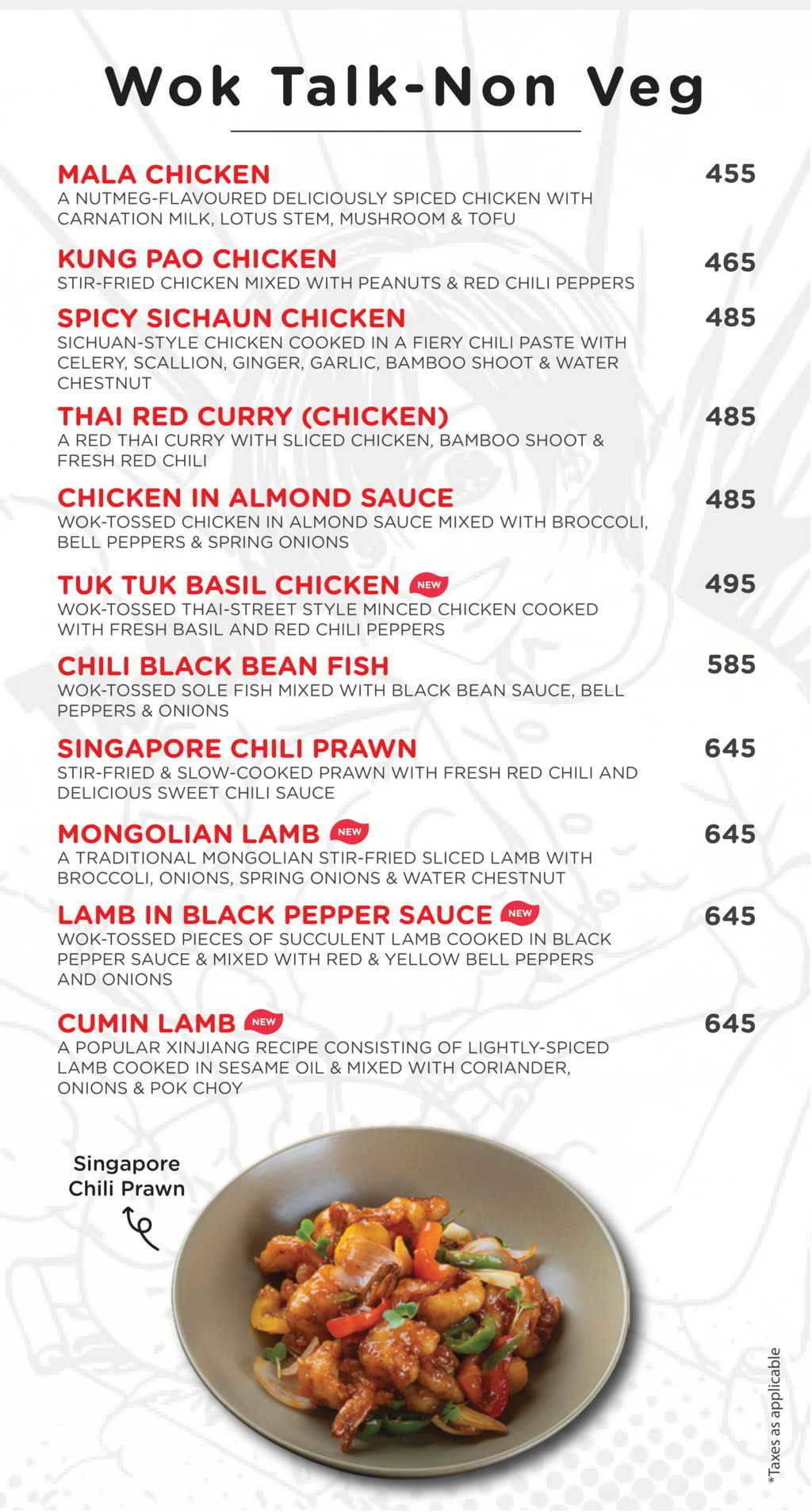 YouMee Greater Kailash 2 (GK2) menu