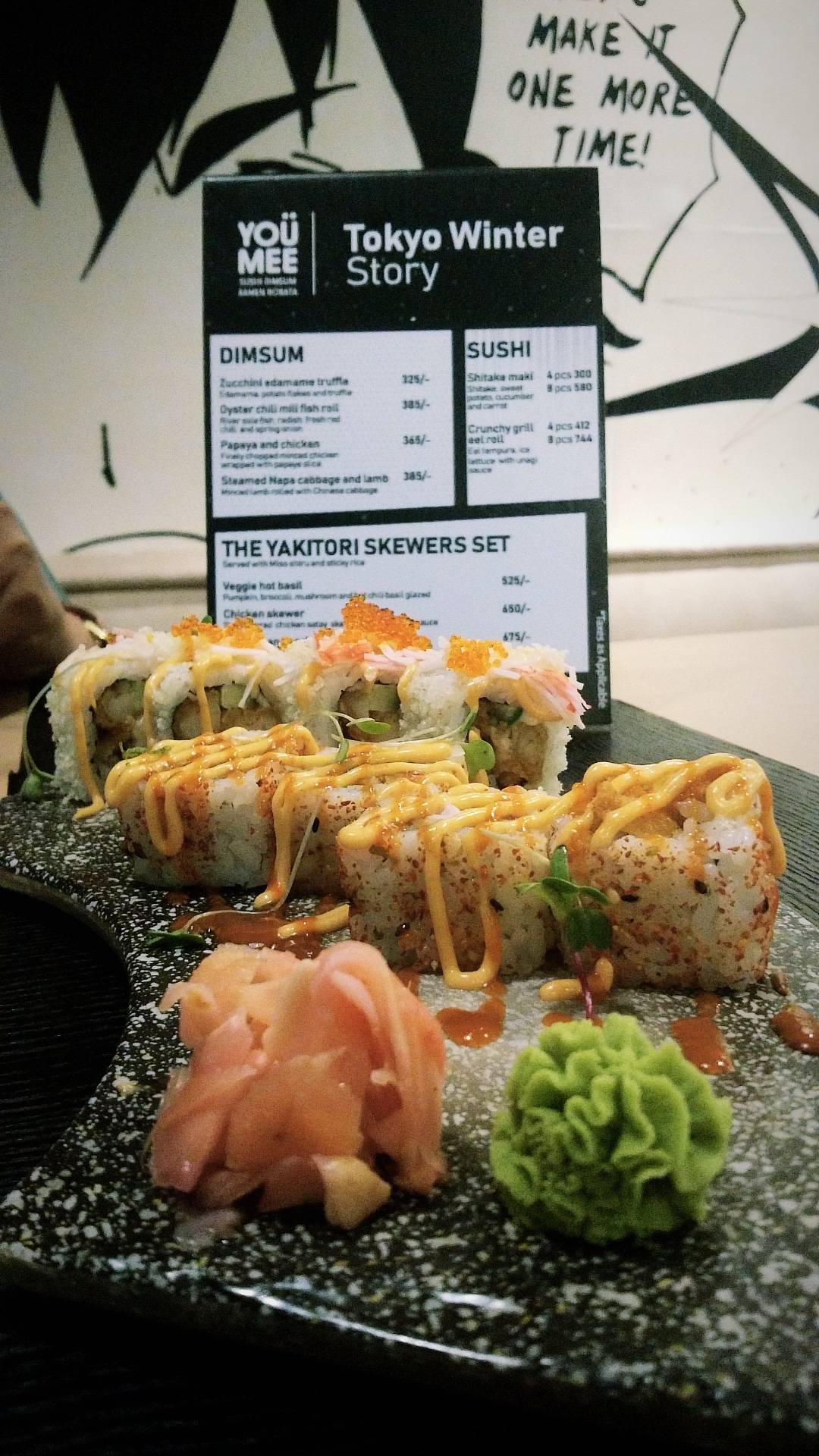 YouMee Greater Kailash 2 (GK2) menu