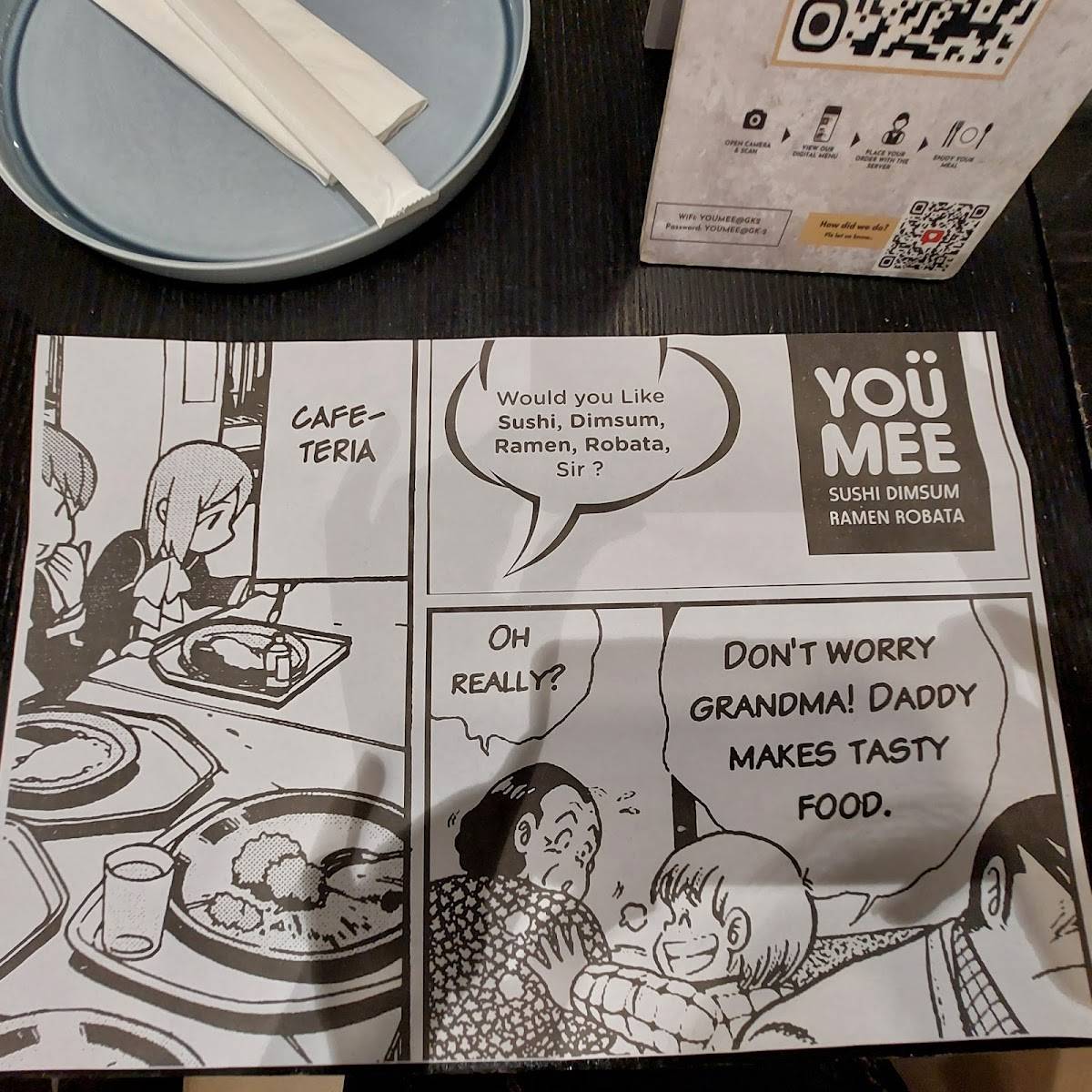YouMee Greater Kailash 2 (GK2) menu