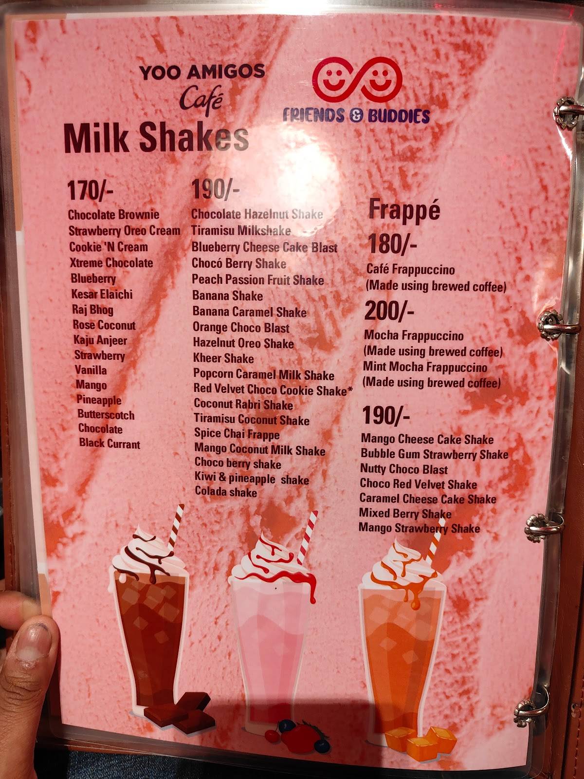 Yum Chinese menu