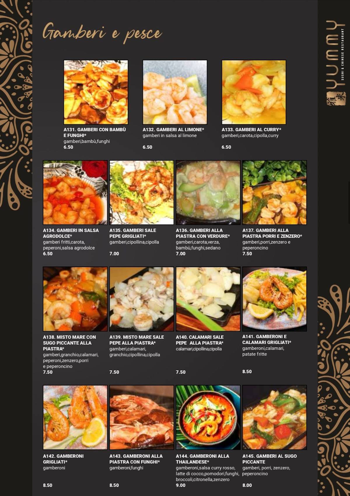 Menu di Yummy Ristorante 