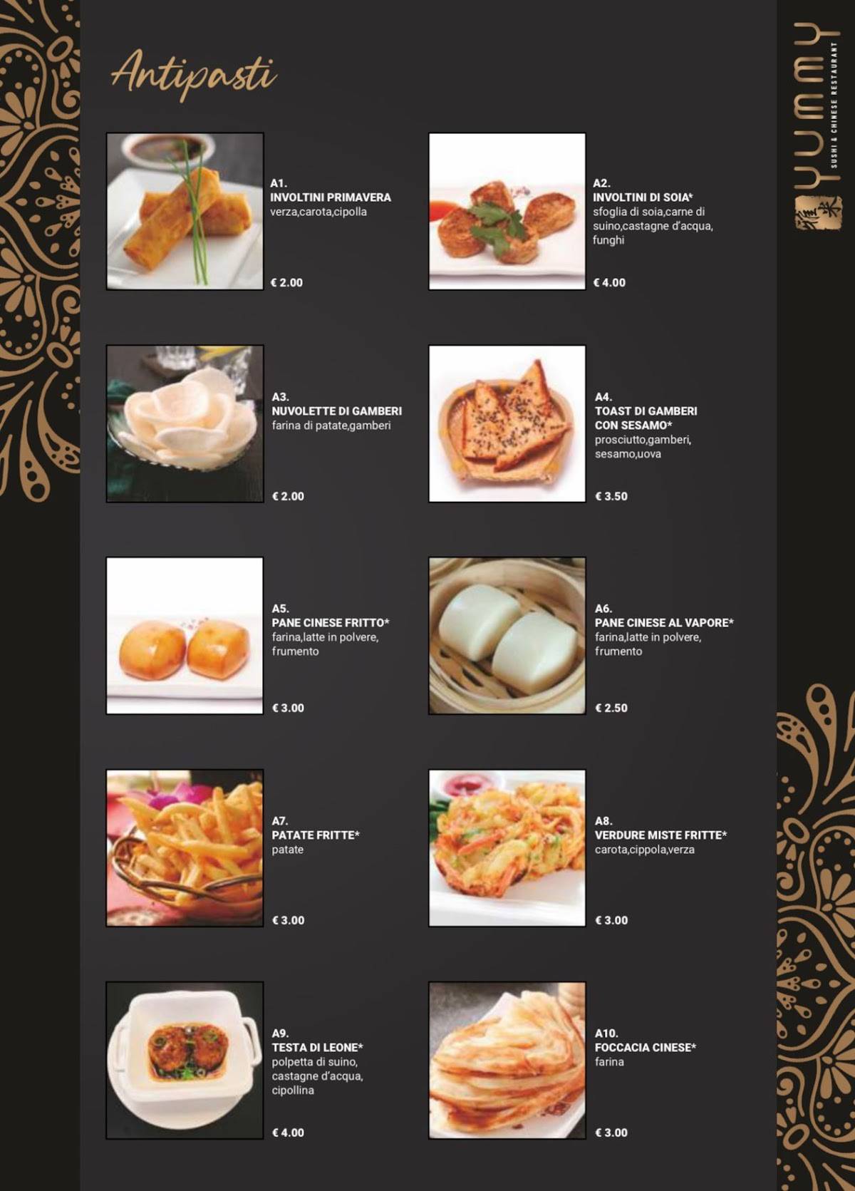 Menu di Yummy Ristorante 