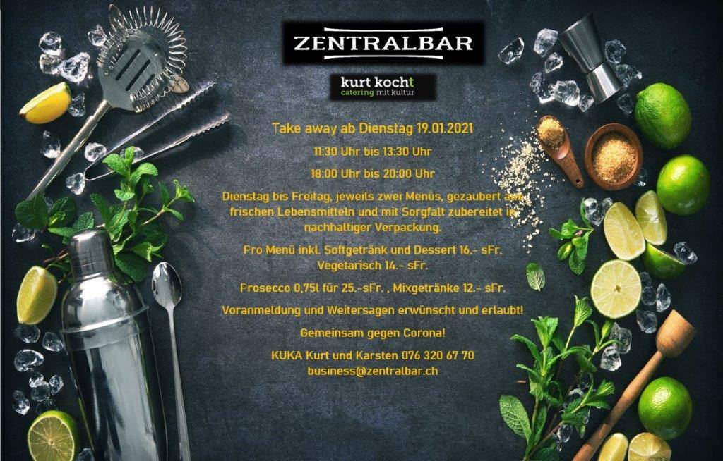 Menu di Zentralbar 