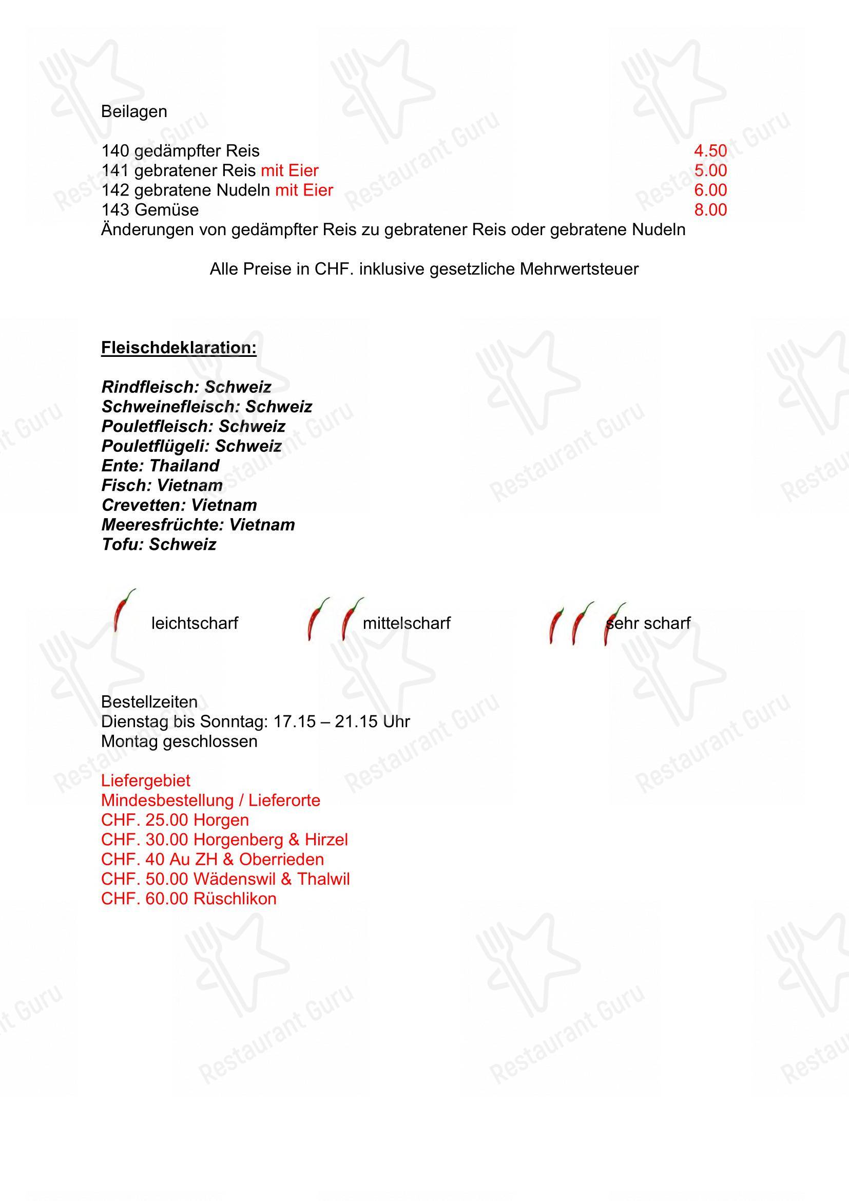 Menu di Zum Siam - Menu