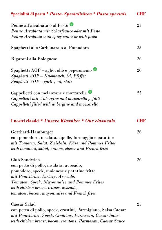 Menu di Manzoni Bar 