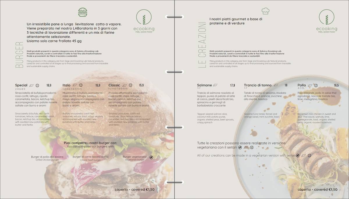 Menu di Ecooking World 