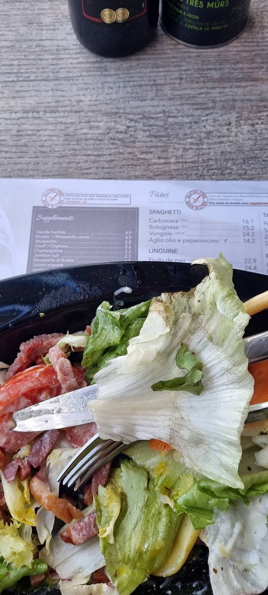 Menu de Mio Mio