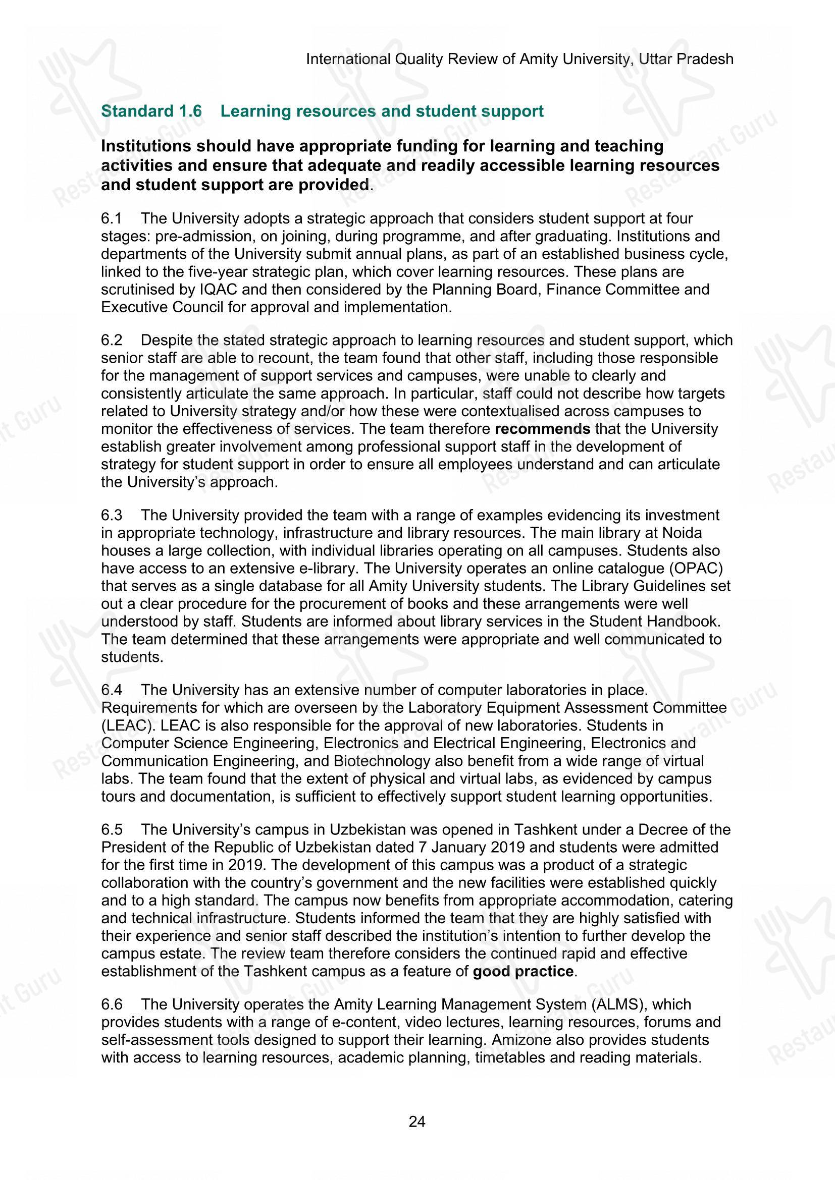 菜单 for Amity University Canteen in Kadampukur