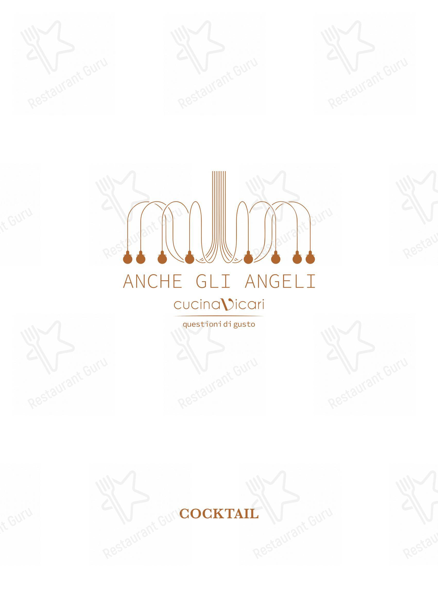 菜单 per Anche gli Angeli - Cucina Vicari pub & bar