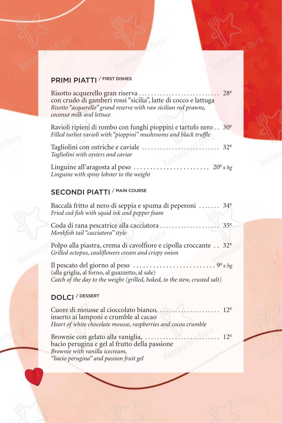 菜单 per Ristorante Crab ristorante