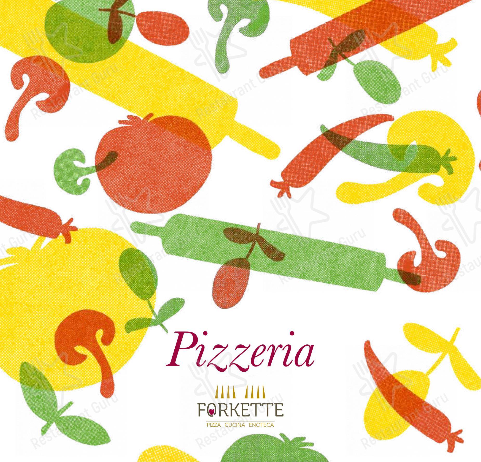 Menu di Forkette - Menu