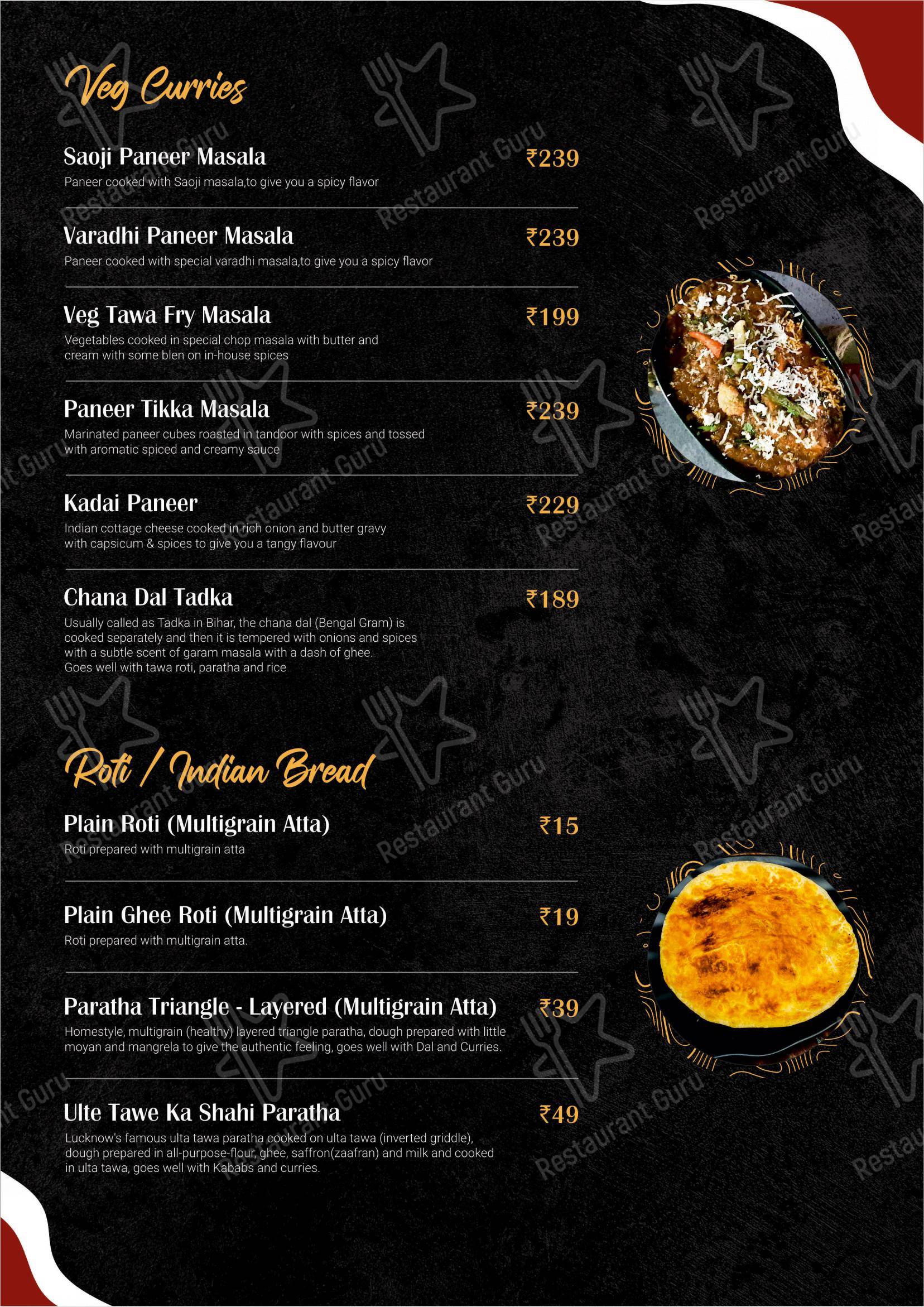MOTA KABABI in Hyderabad - Menu