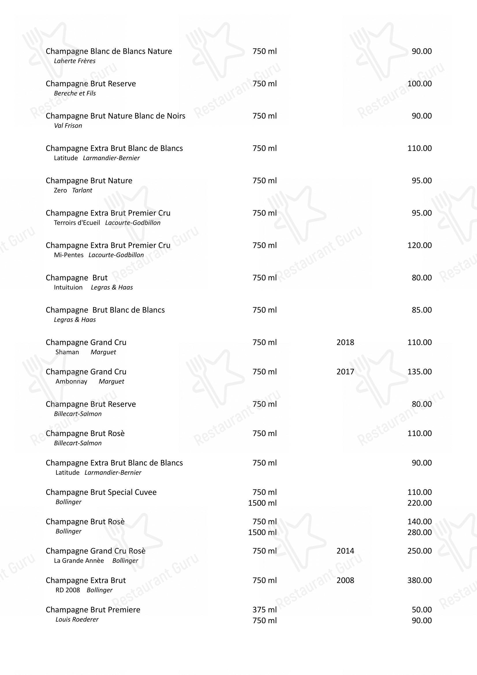 Menu di Ristorante Manhattan - Menu
