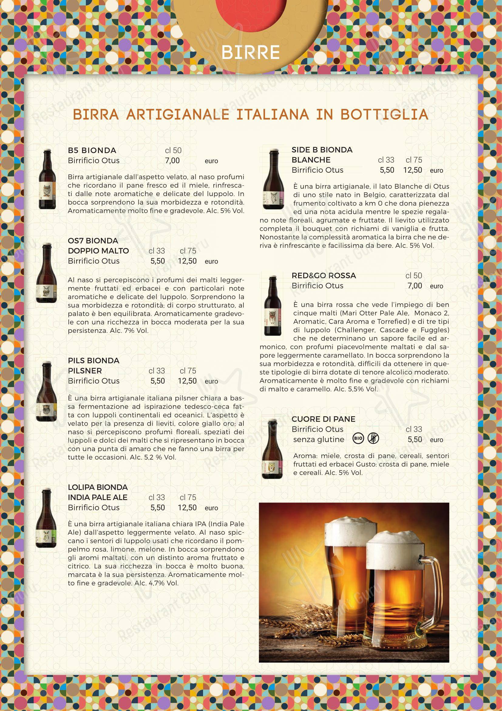 Menu per Mi gioco la pizza in Chiuduno