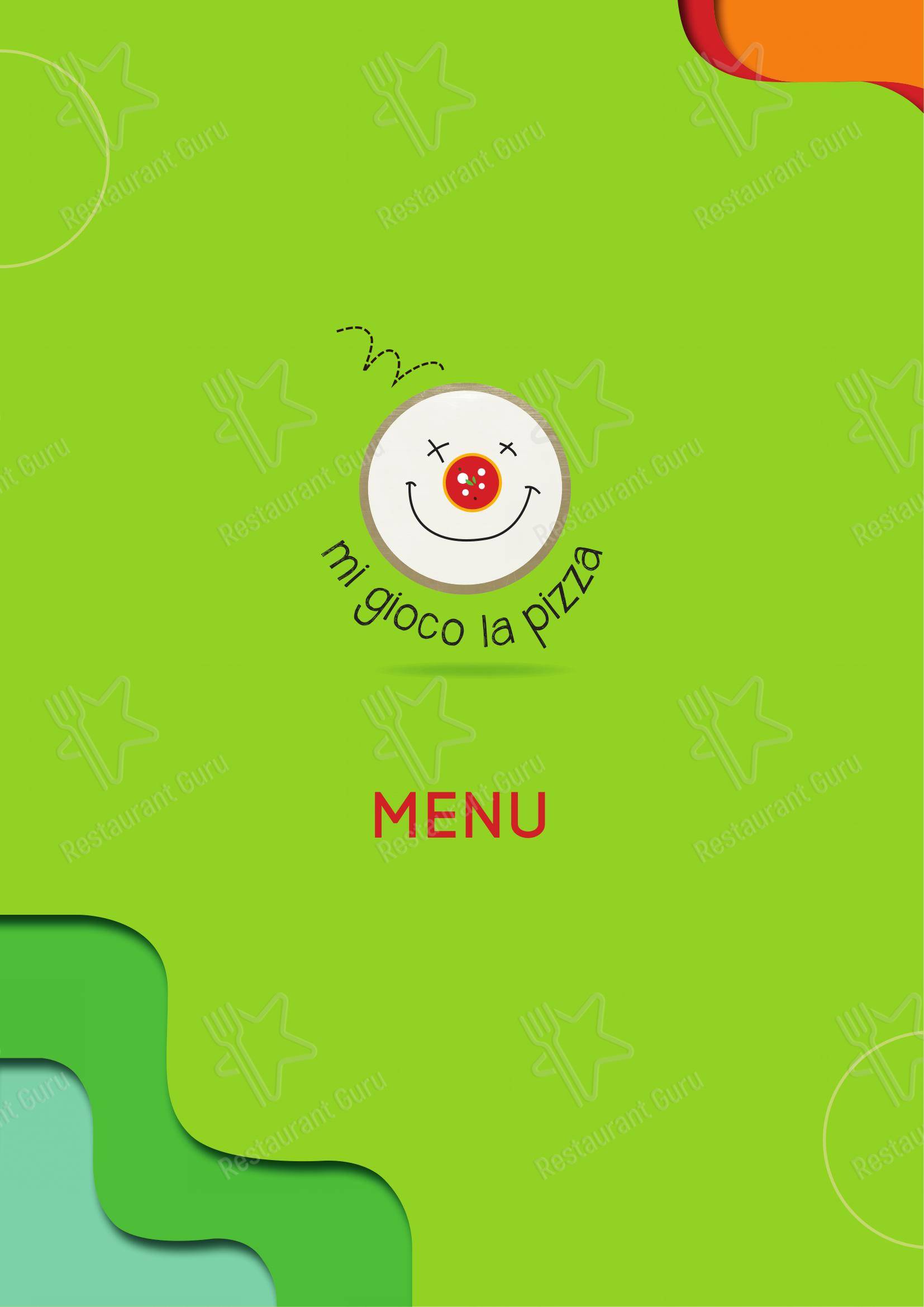 Menu di Mi gioco la pizza - Menu