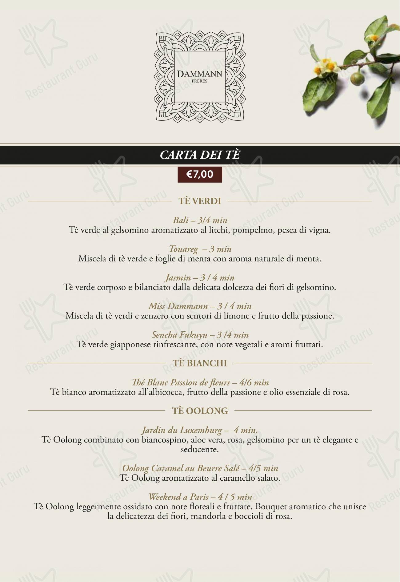 Bar Miranapoli in Napoli - Menu