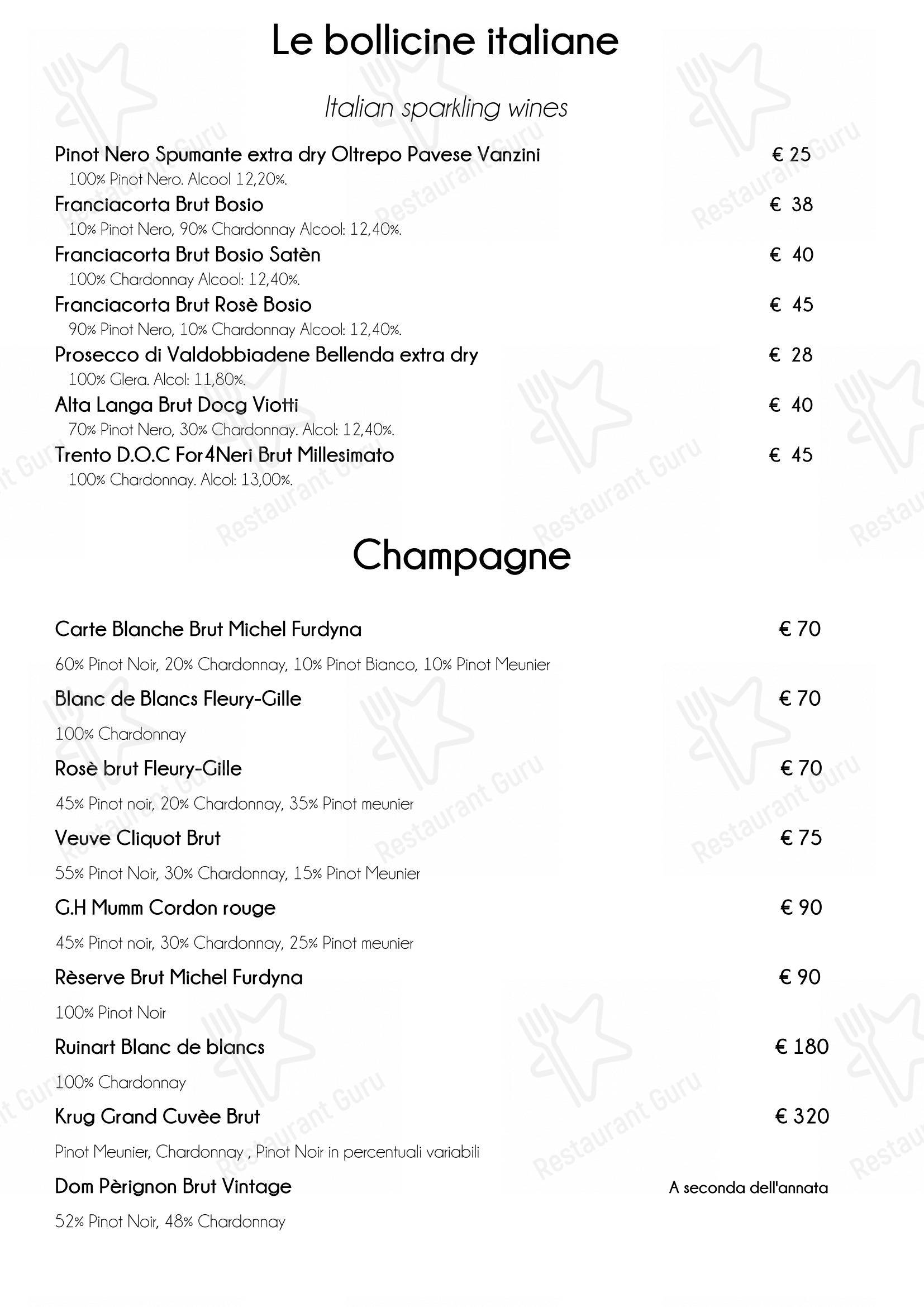 菜单 per Ristorante Officina 12 in Milano