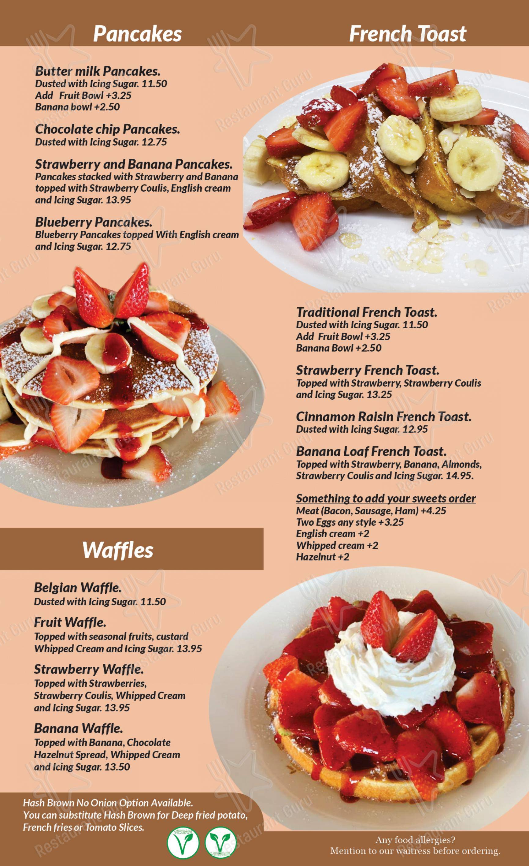 Menu pour Oscar's Family Diner & Grill dans Kitchener