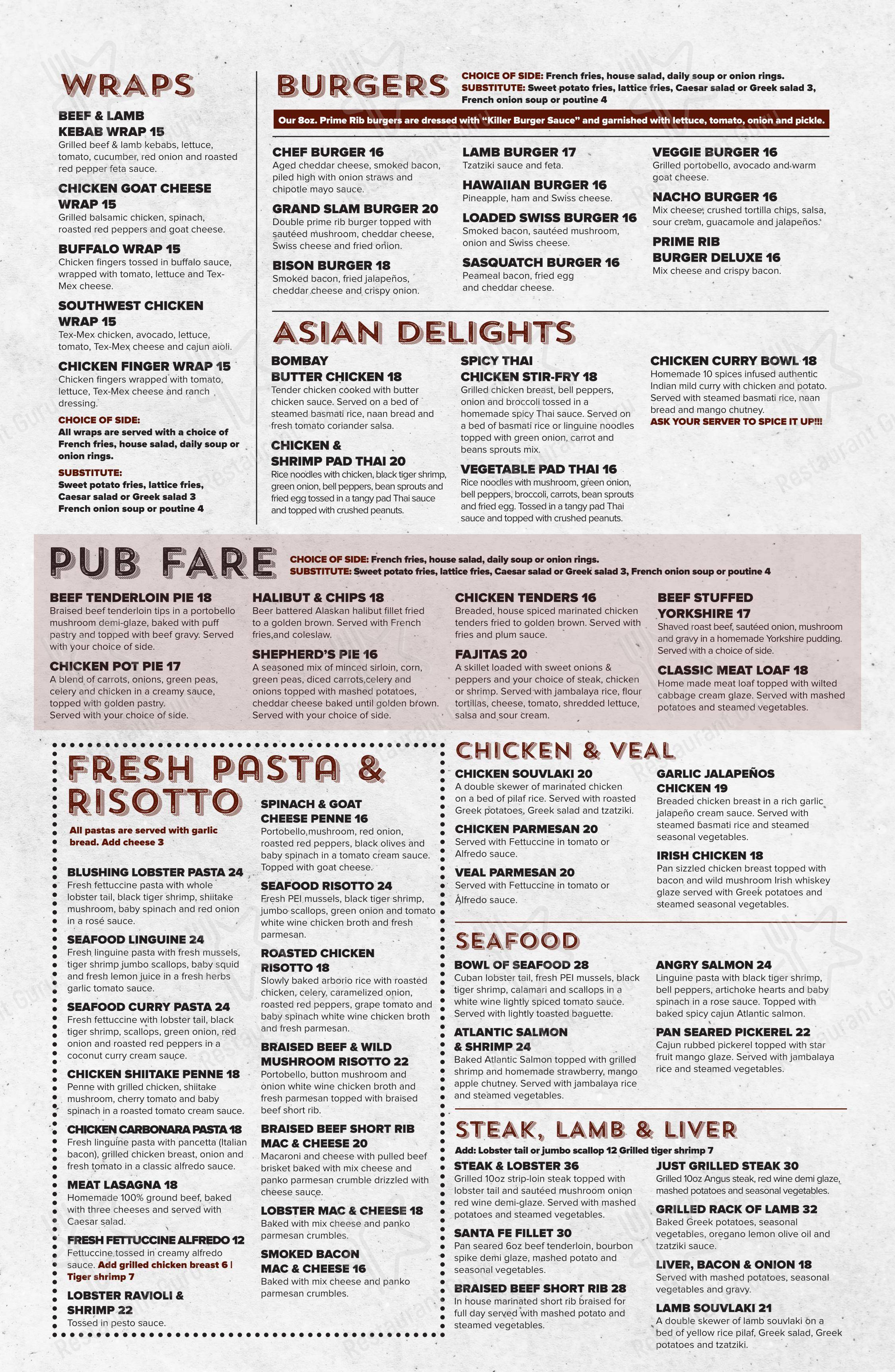 Крафт меню pour Portly Piper Pub Ajax pub et bar
