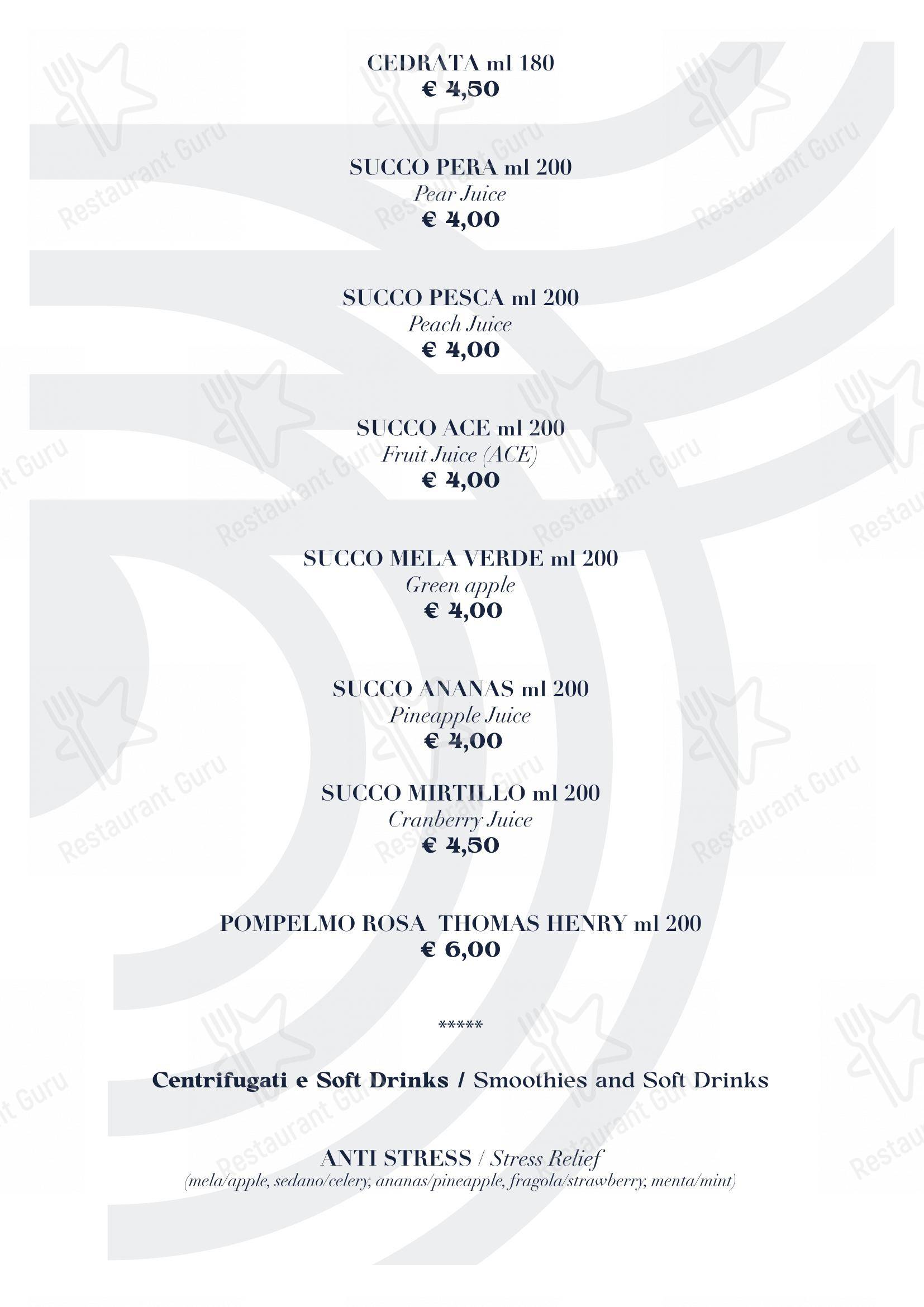 BV Quarry Rooftop Terrace Matera - Restaurant Garden Inn in Matera - Ночное меню