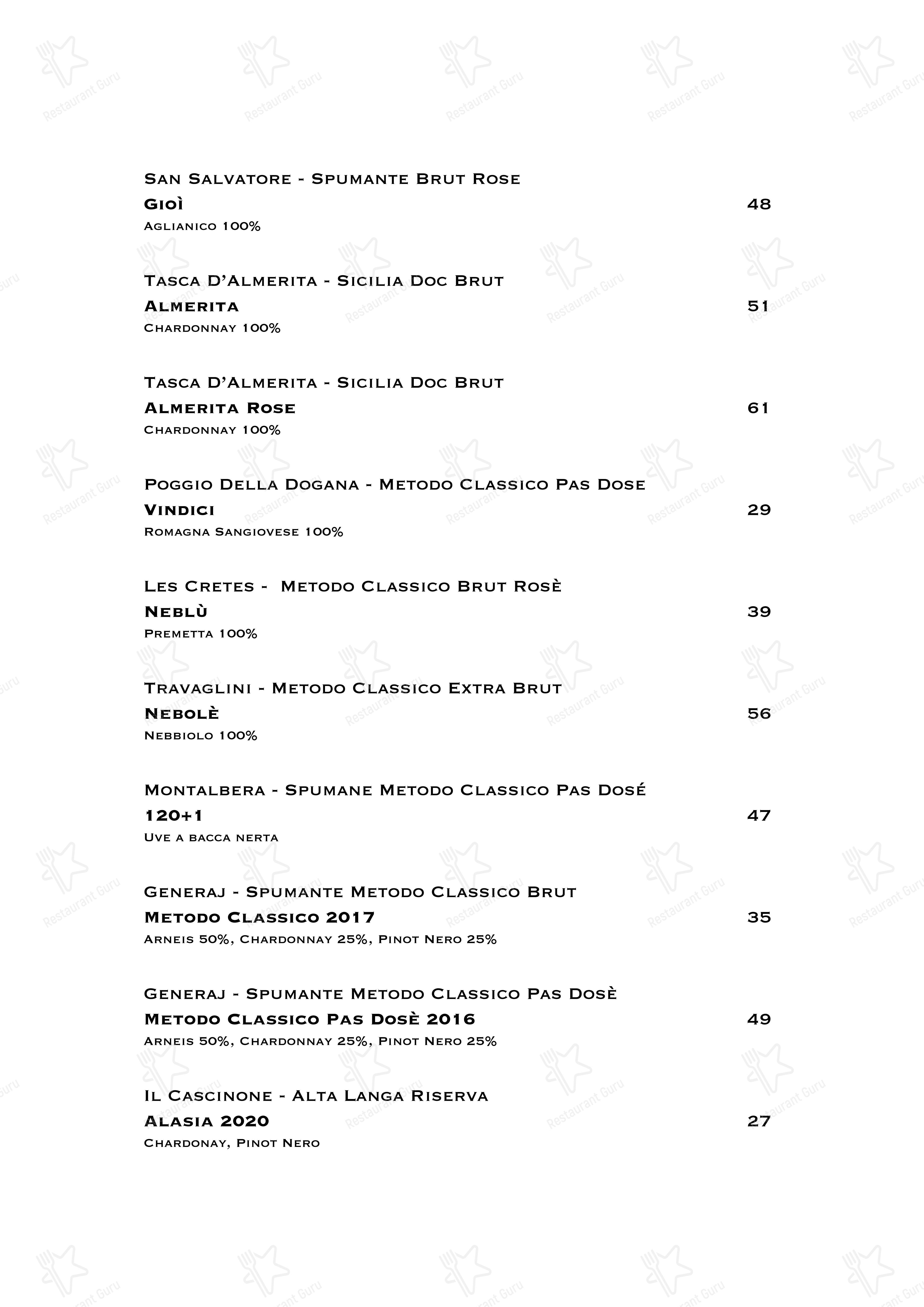 Ristorante Boccon DiVino in Gallarate - Menu