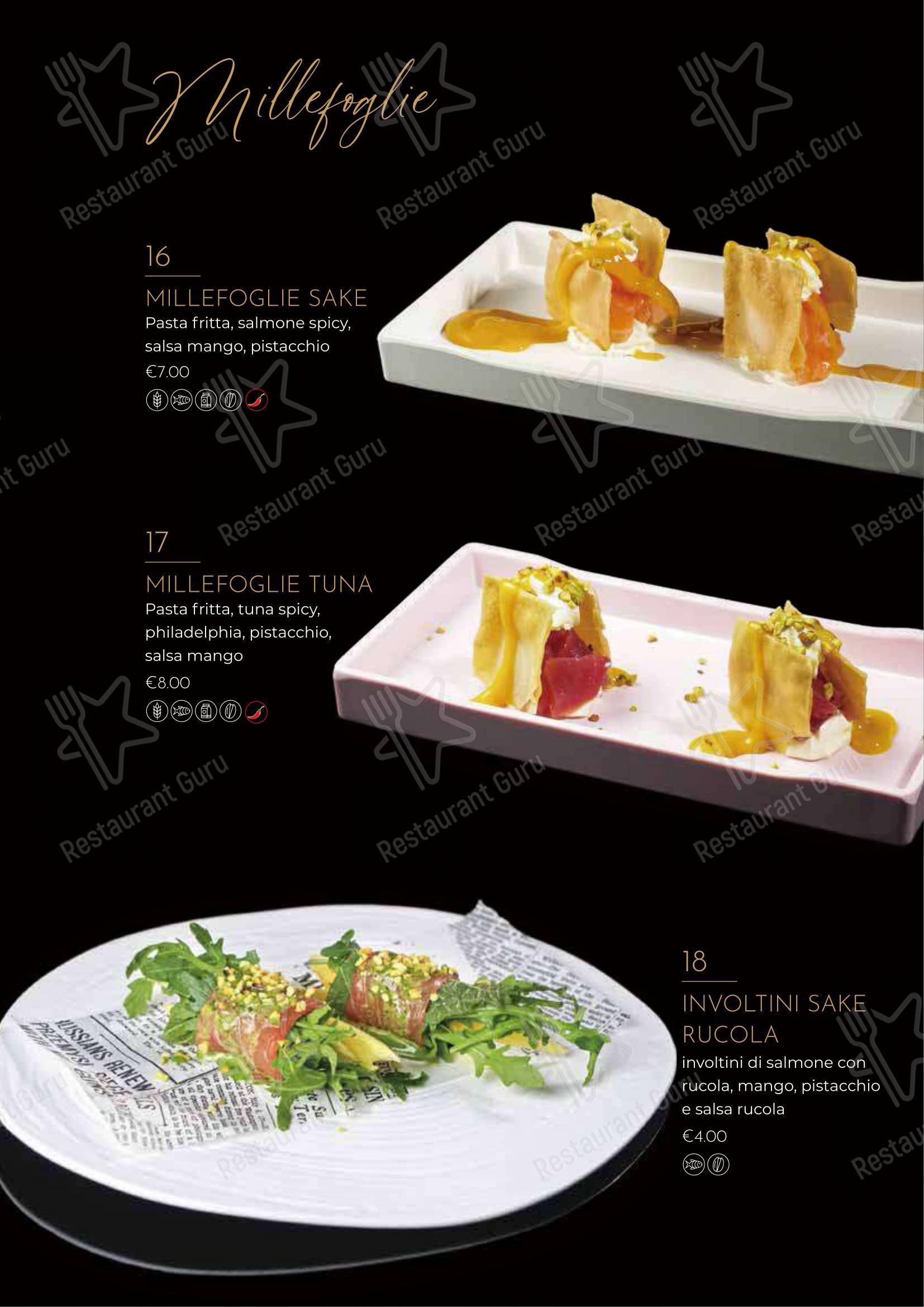 Menu di Ristorante Giapponese Hanami Parma - 菜单