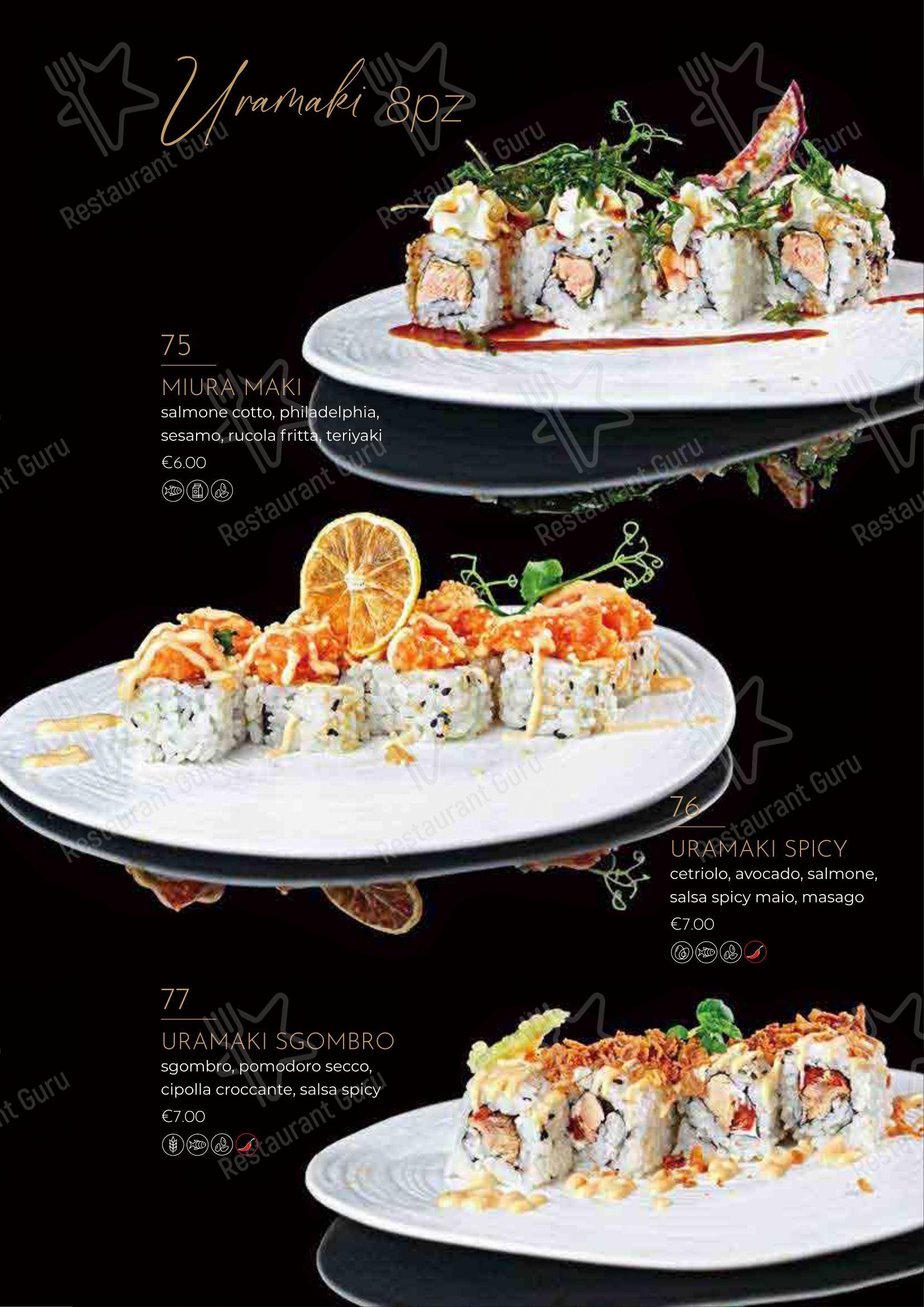 Menu di Ristorante Giapponese Hanami Parma - Menu