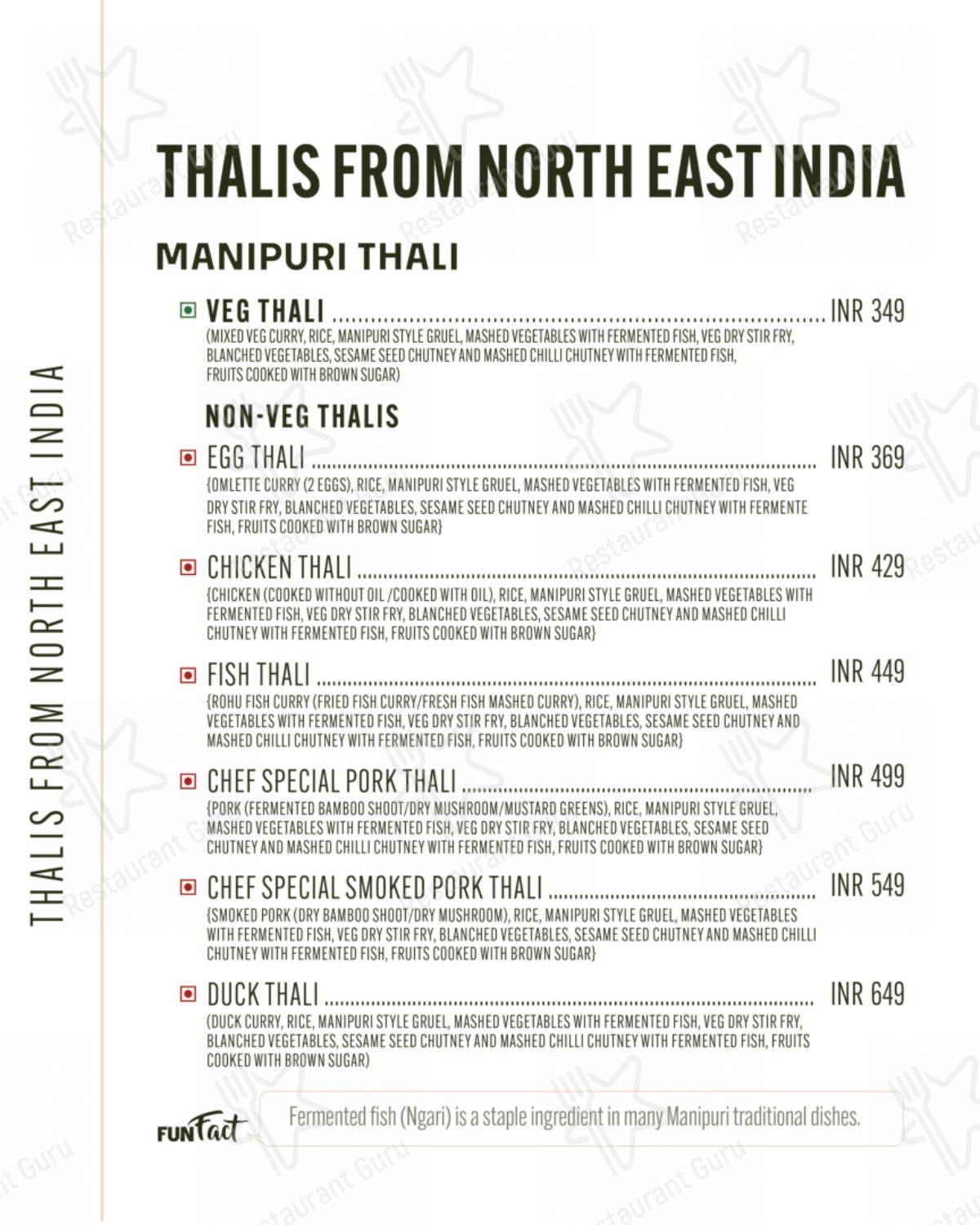 SINGJU,Juhu Tara Road - Menu