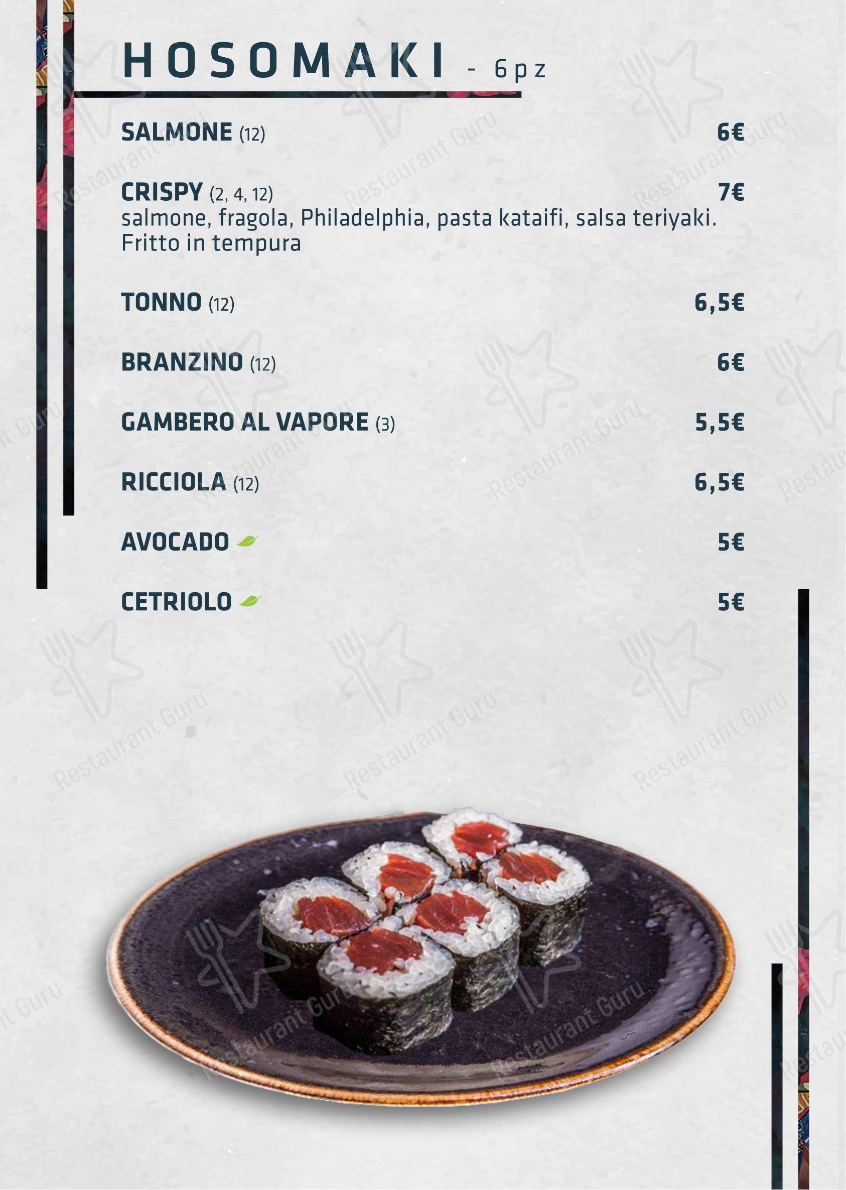菜单 per Shabu Monza ristorante