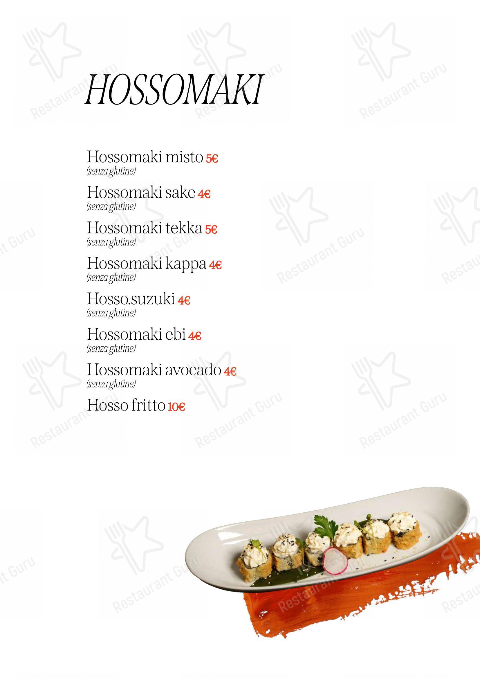 Sushi Tao Restaurant in Modena - Menu