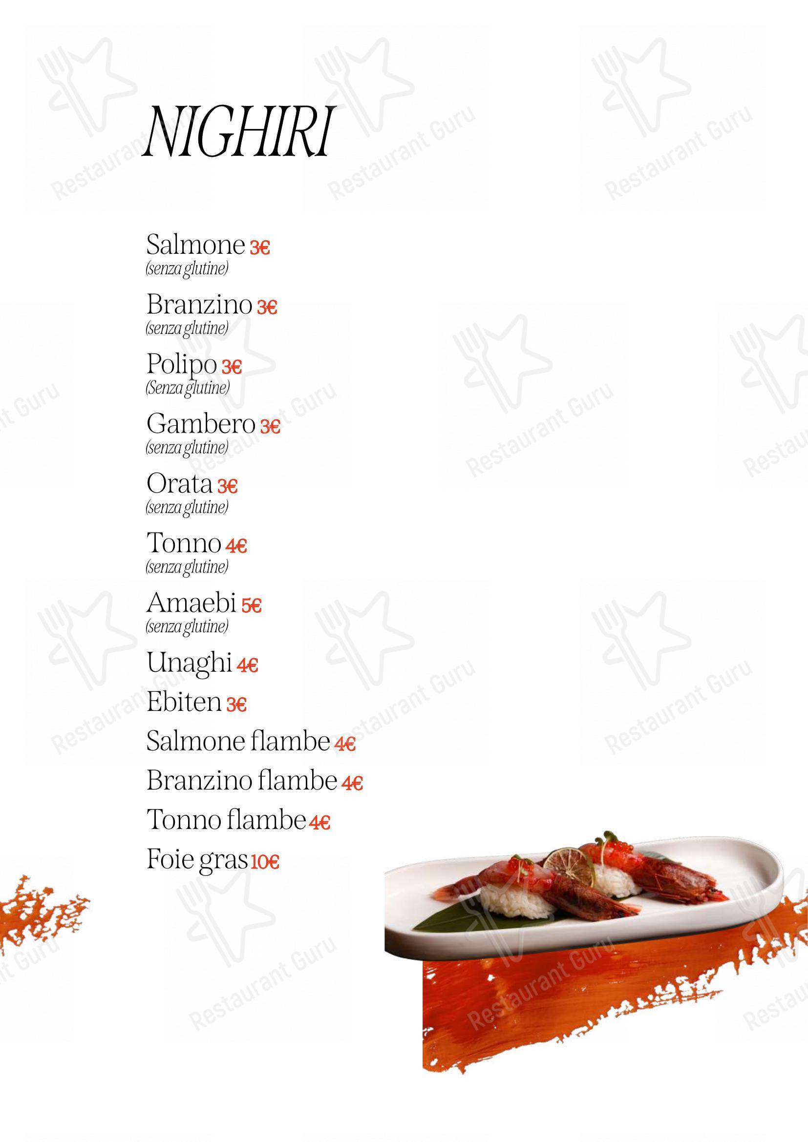 Menu di Sushi Tao Restaurant - Menu