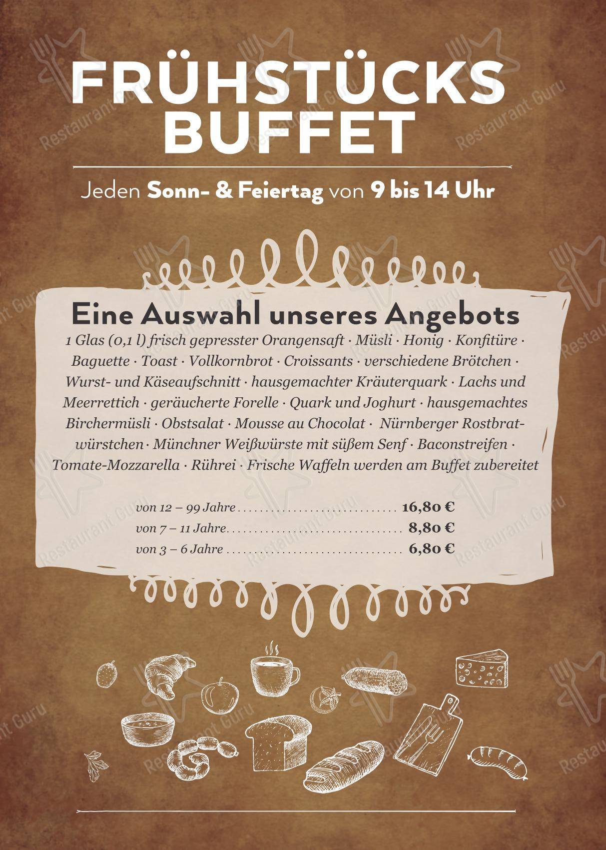 Menu pour time out - Menu