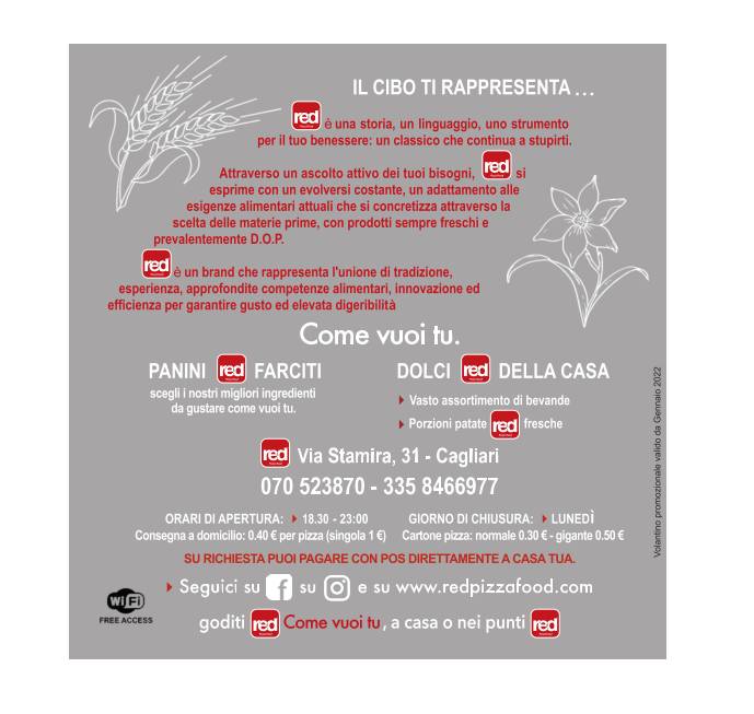 Menu di red 