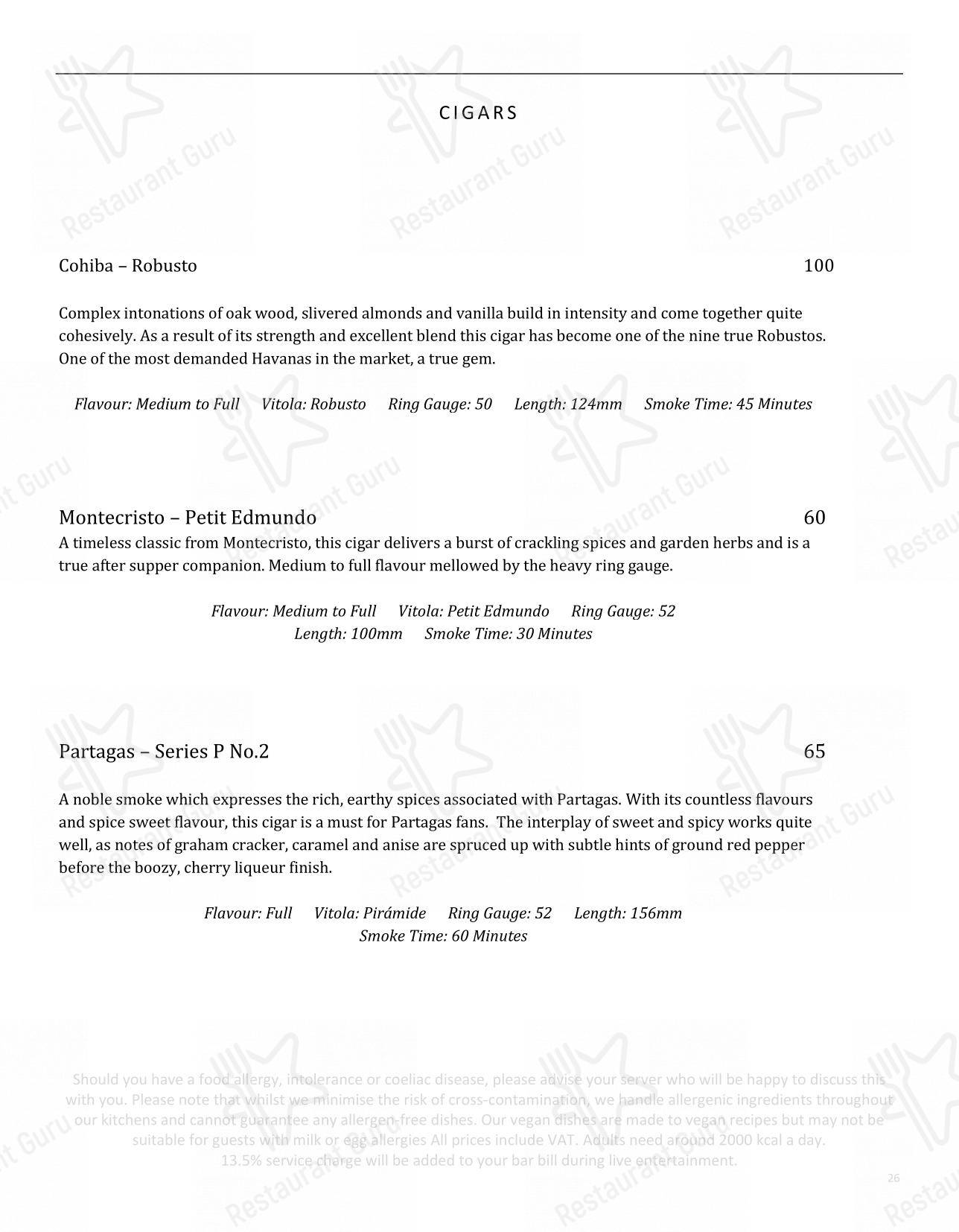 Menu At 20 Stories Pub Bar Manchester