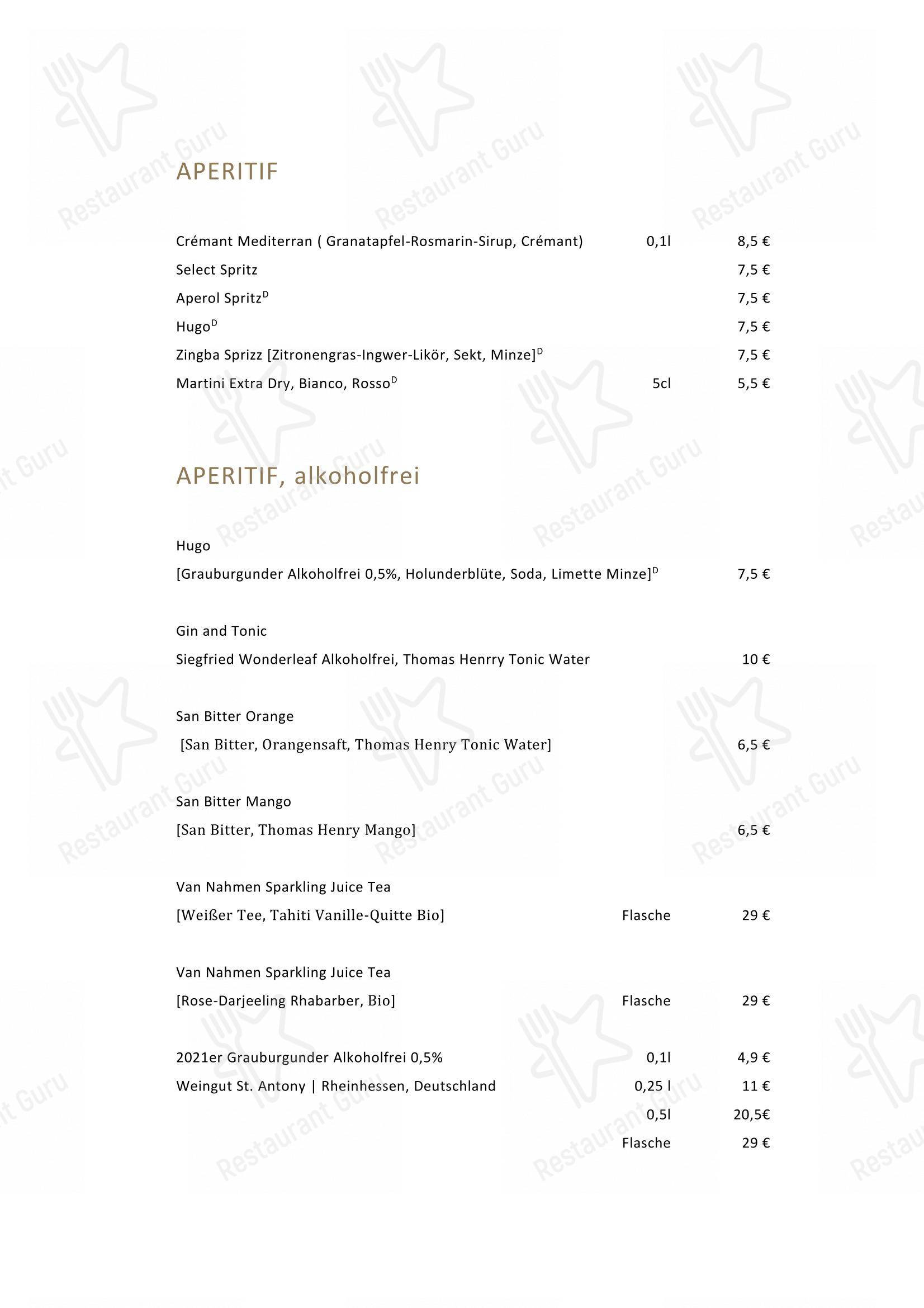 Коктейльная карта pour Bliss - Restaurant und Bar in Essen pub et bar